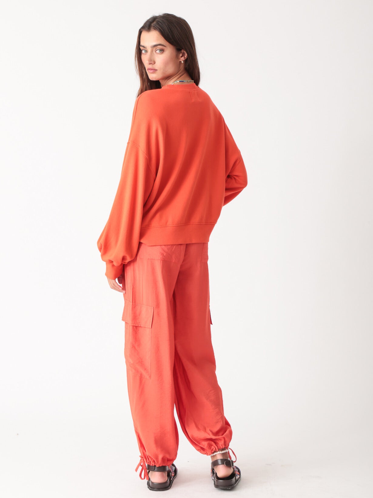 Balloon Sweatshirt - Tango