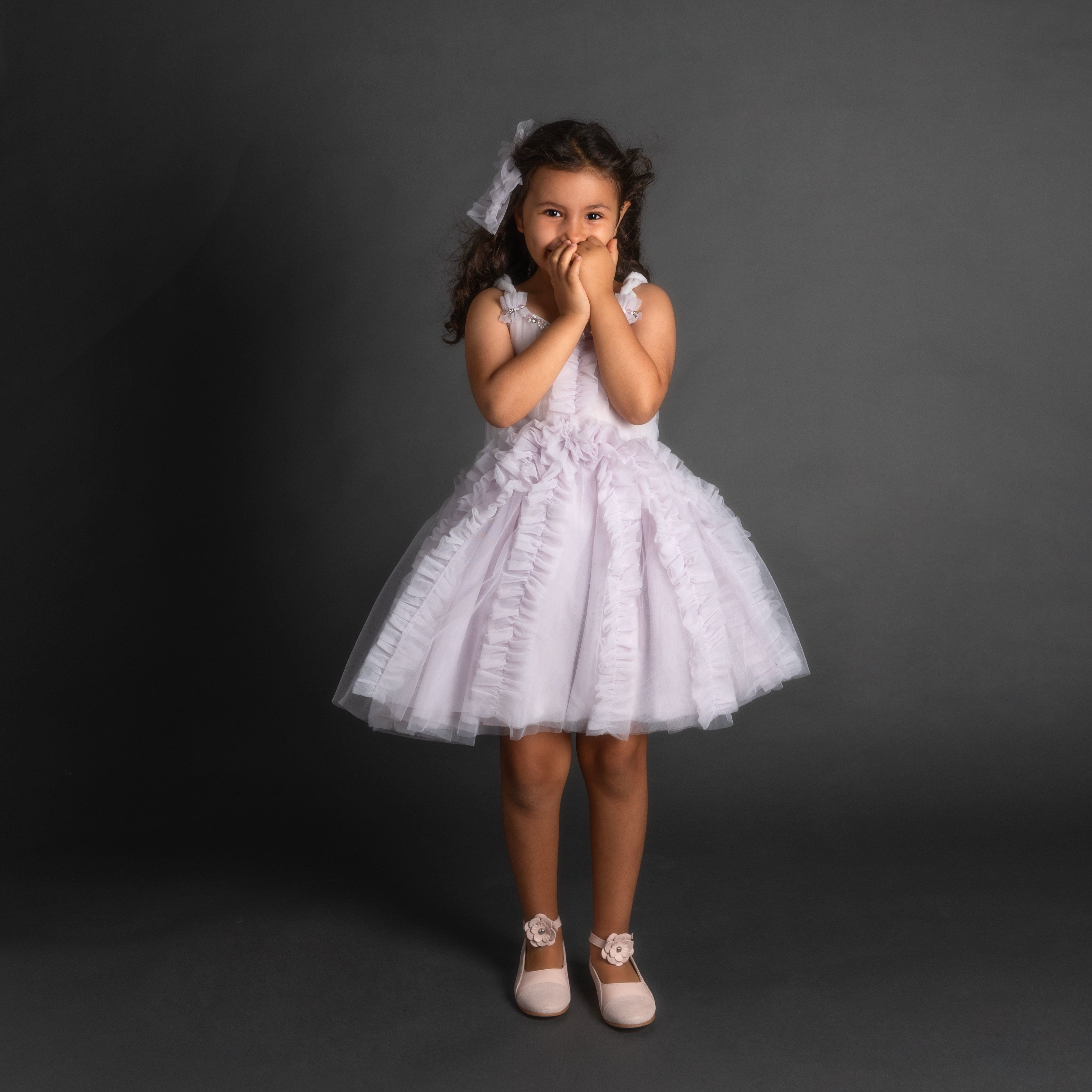Ariel Lavender Tulle Dress - Petite Maison Kids
