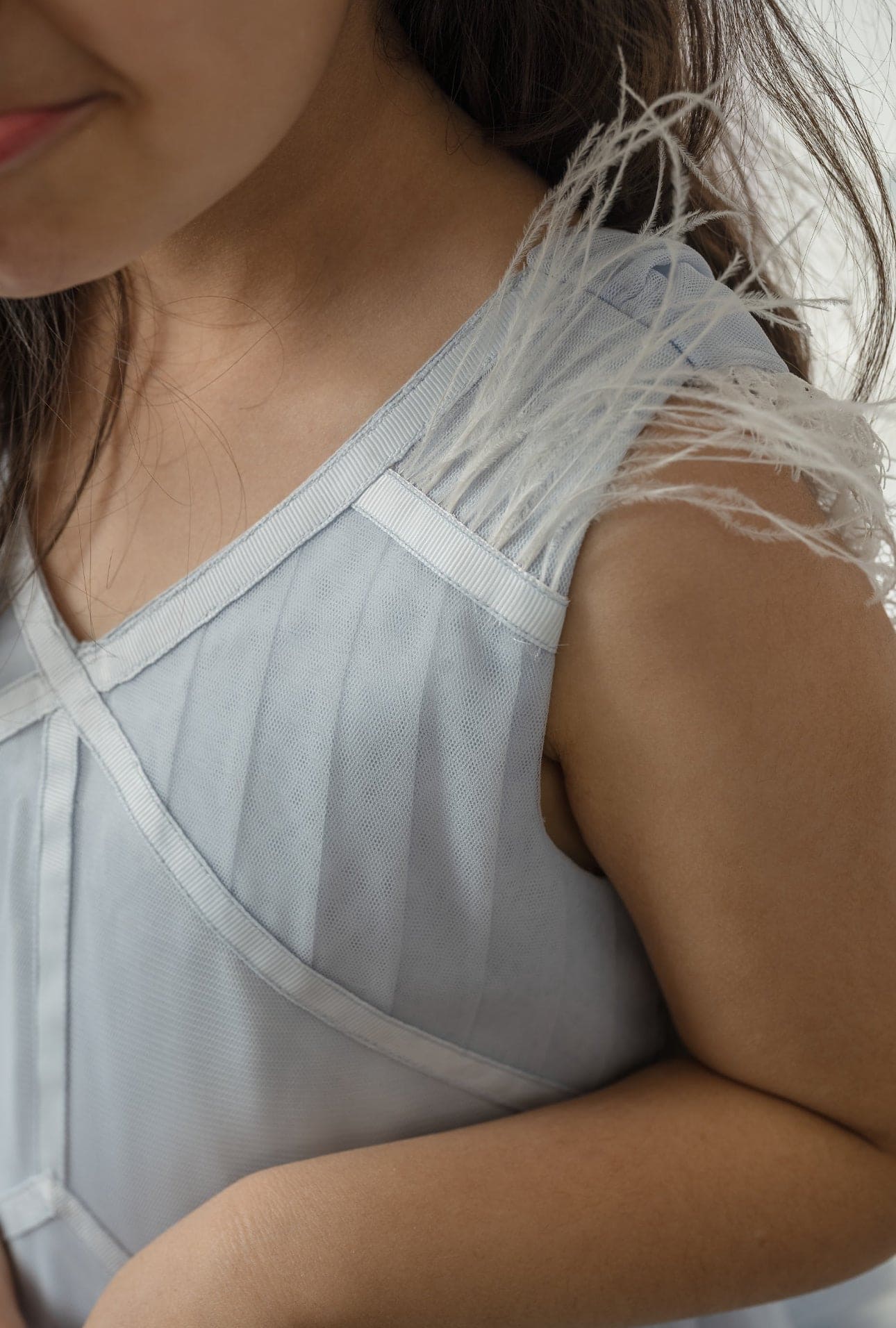 Skylar Blue Tulle Tutu Dress - Petite Maison Kids