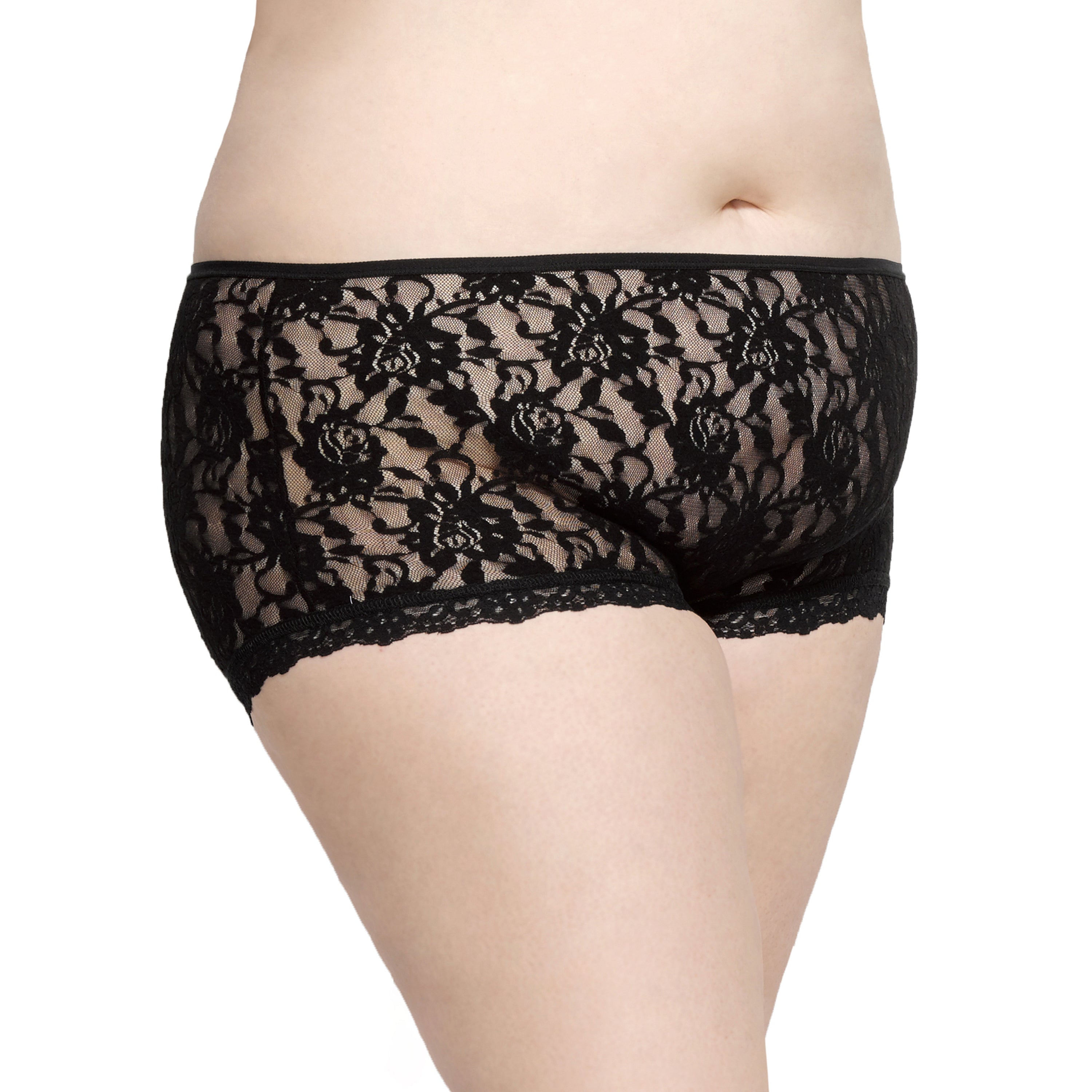 PLUS SIZE SIGNATURE LACE HIGH WAIST BRIEF