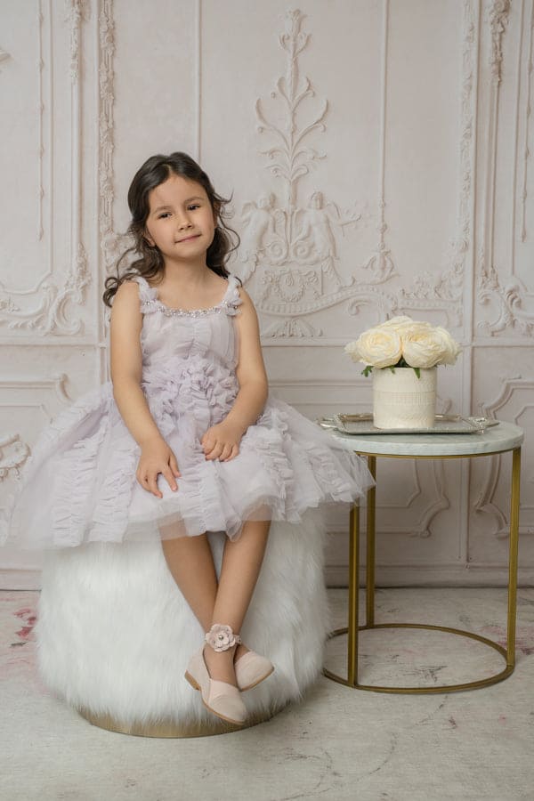Ariel Lavender Tulle Dress - Petite Maison Kids