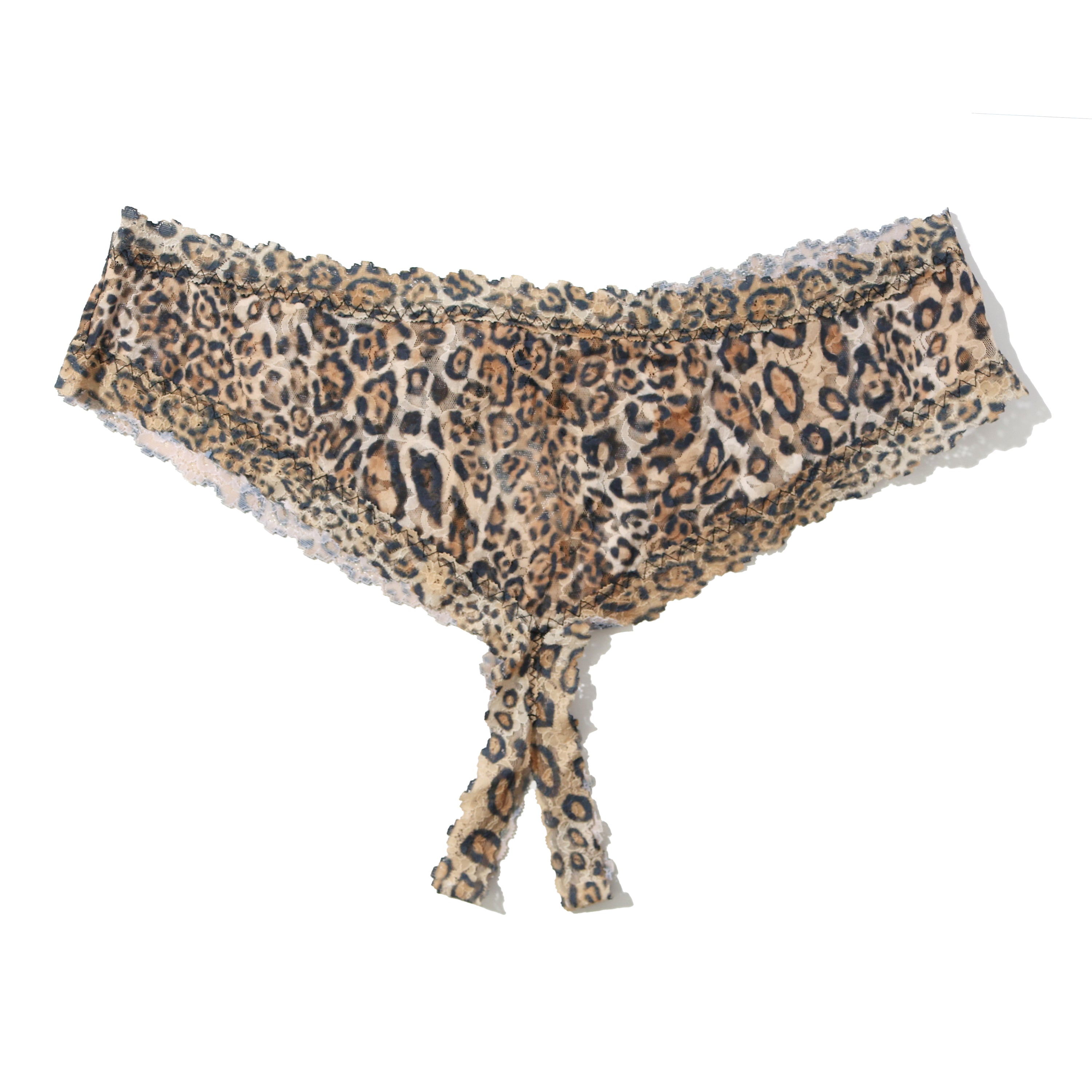 PLUS SIZE OPEN GUSSET CHEEKY