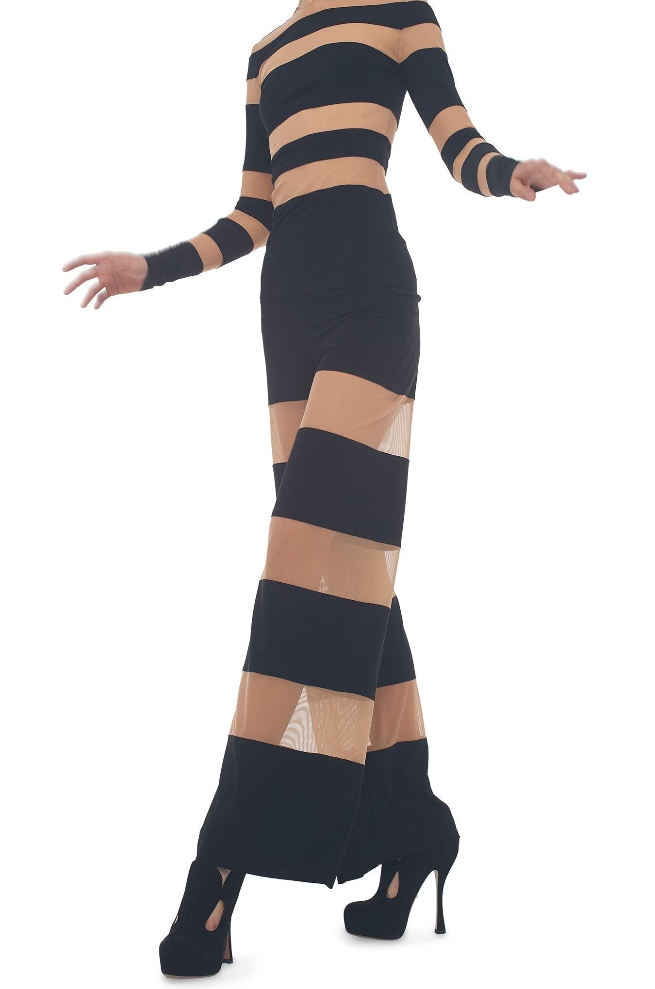 SPLICED STRAIGHT LEG PANT