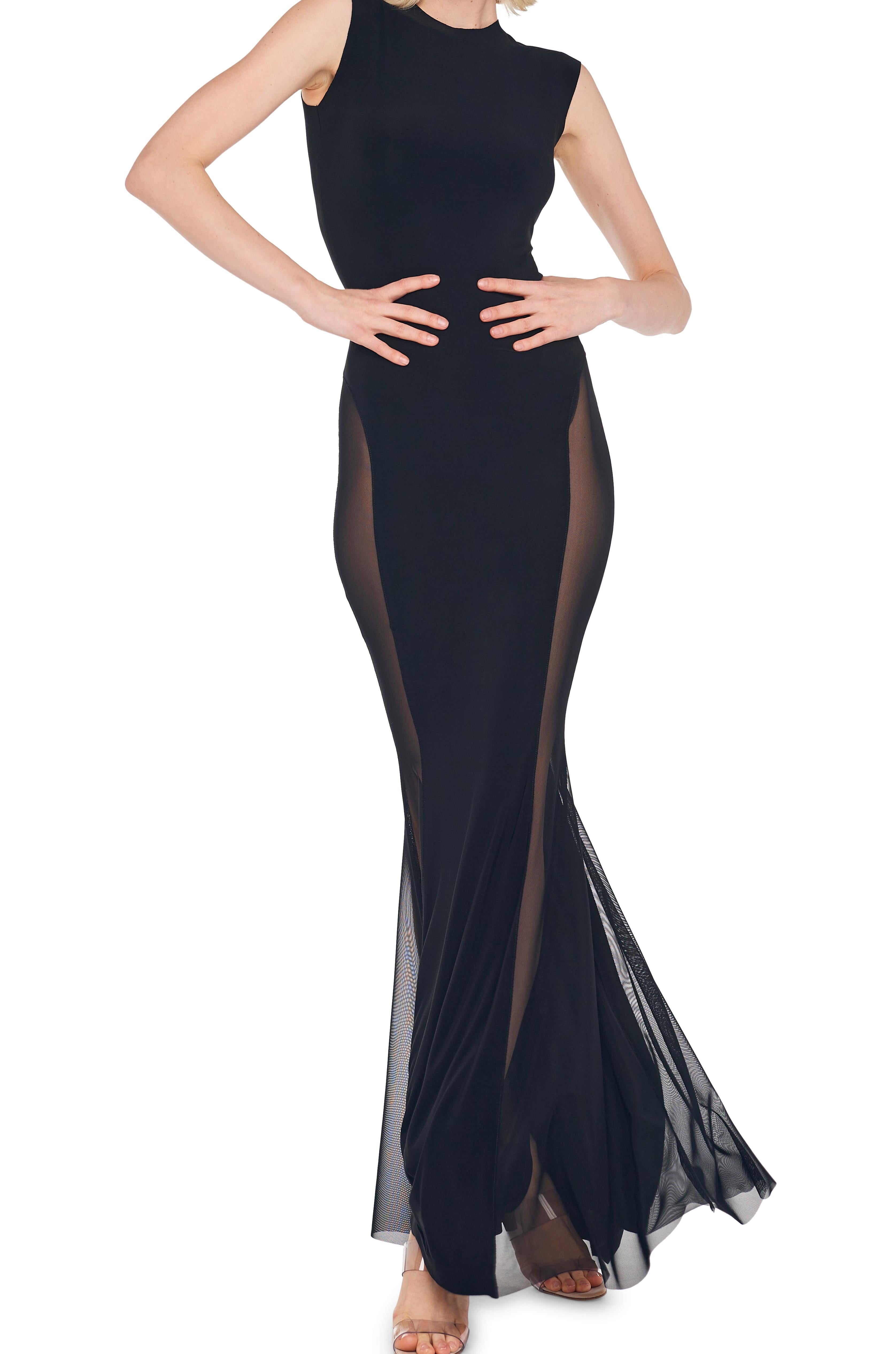 SLEEVELESS FISHTAIL GOWN