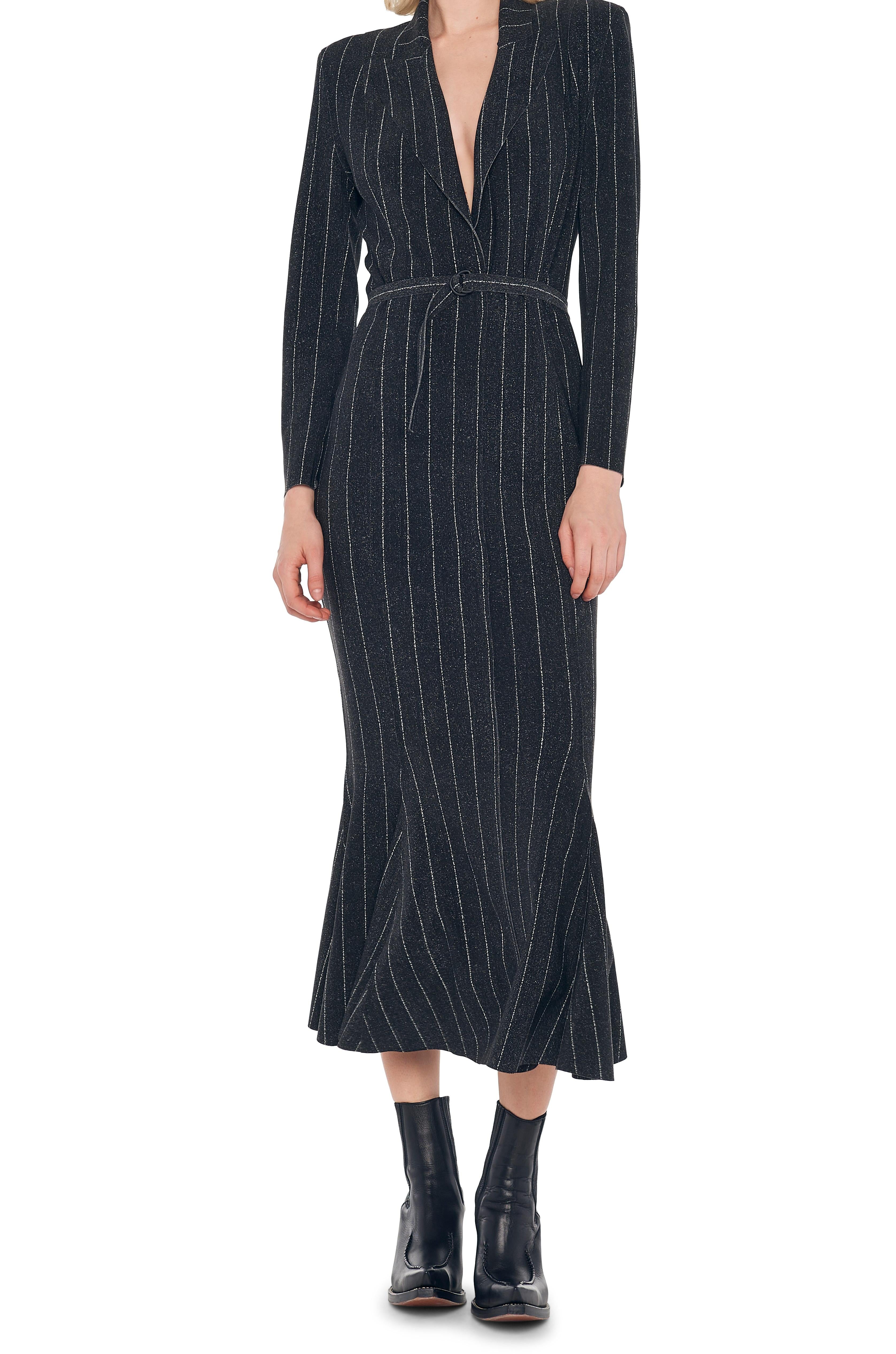 SINGLE BREASTED FISHTAIL DRESS