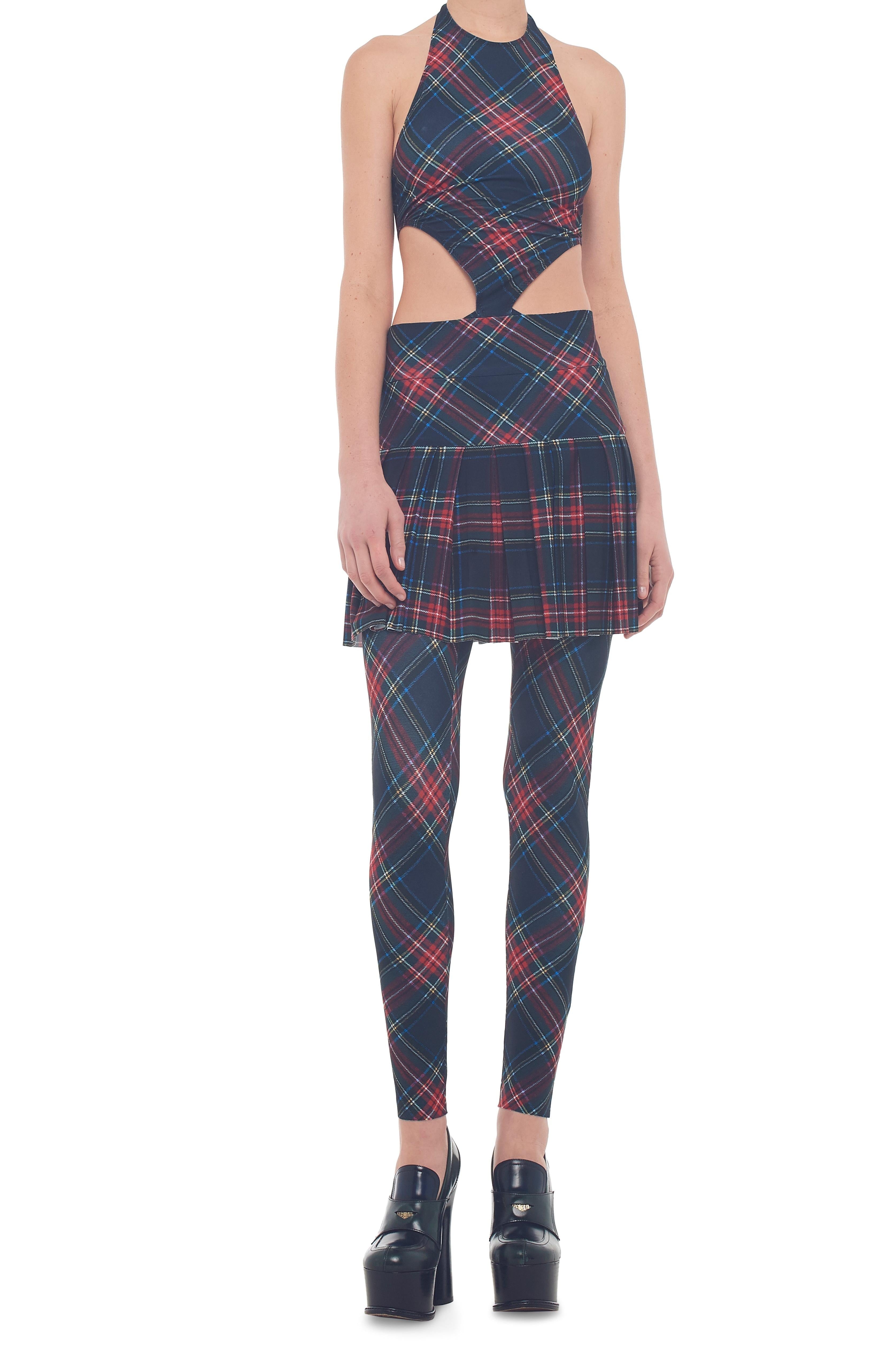 PLEATED MINI SKIRT