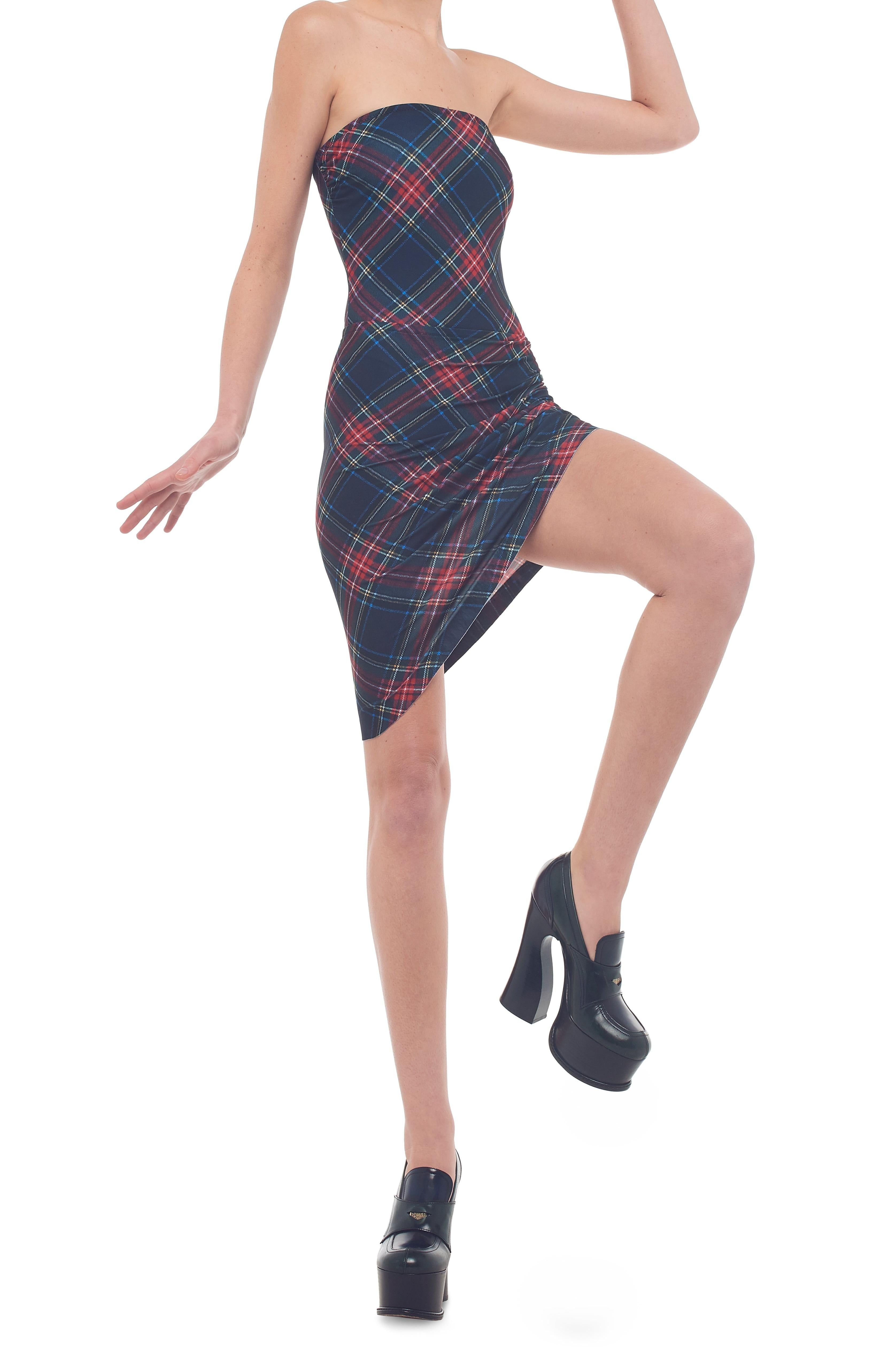 SIDE DRAPE MINI SKIRT