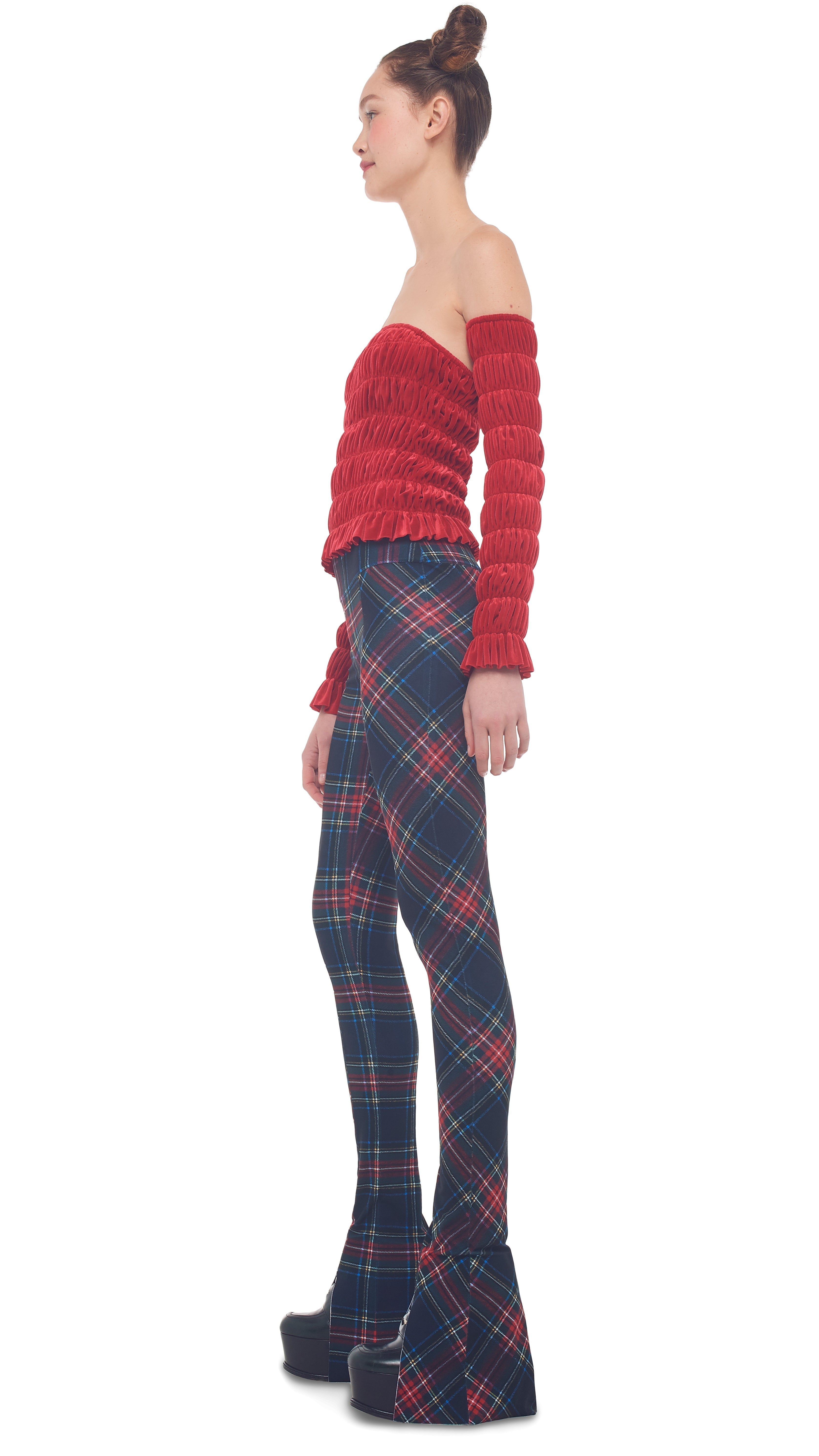 ELASTIC TUBE TOP W/ SLEEVES