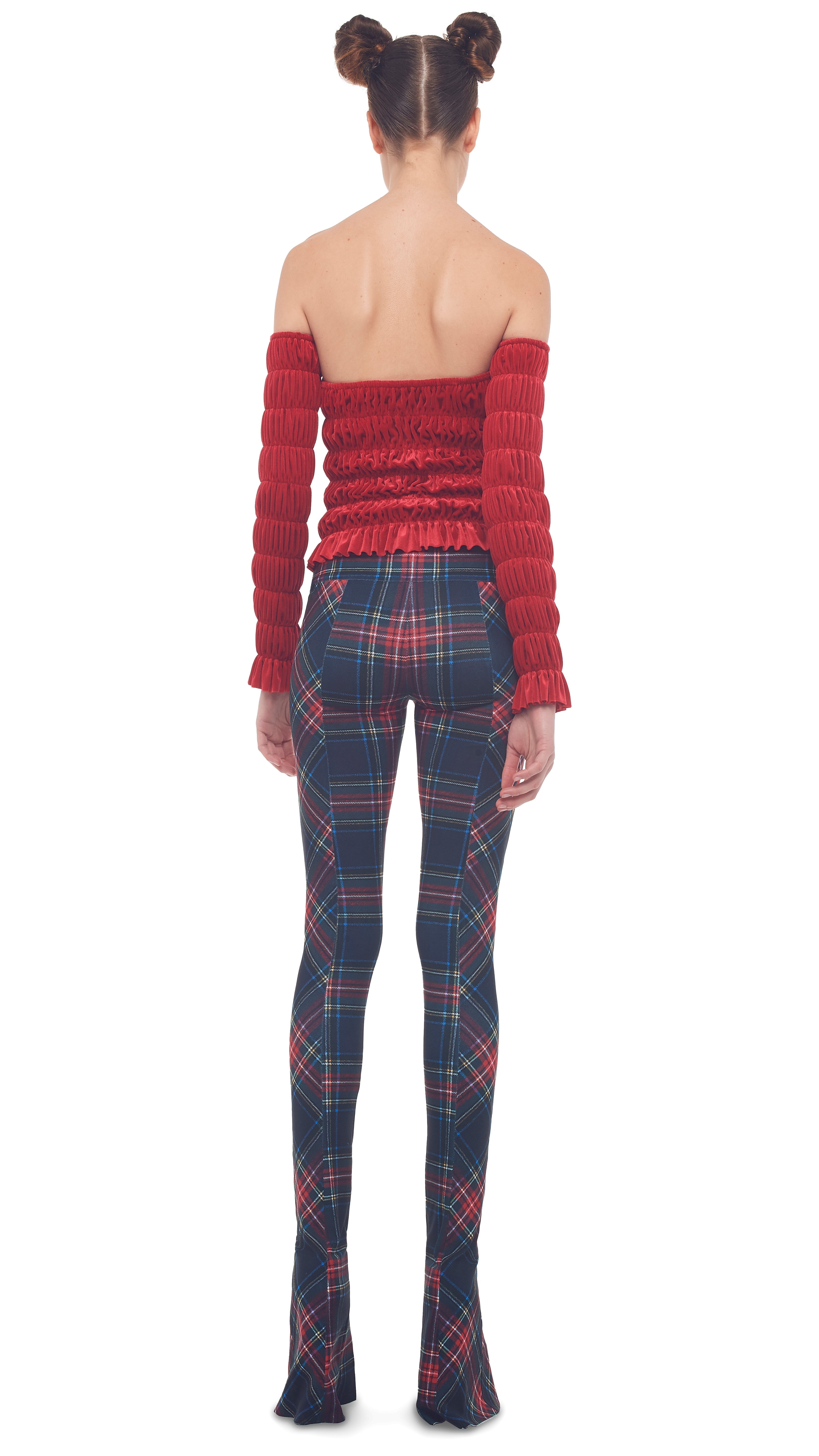 ELASTIC TUBE TOP W/ SLEEVES