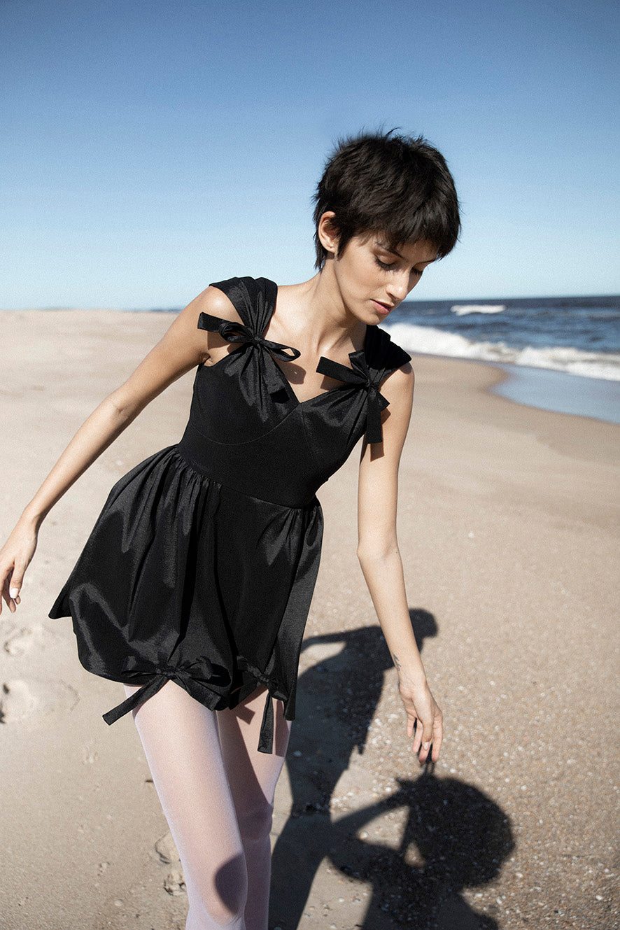 Luna Tafetta Mini Dress