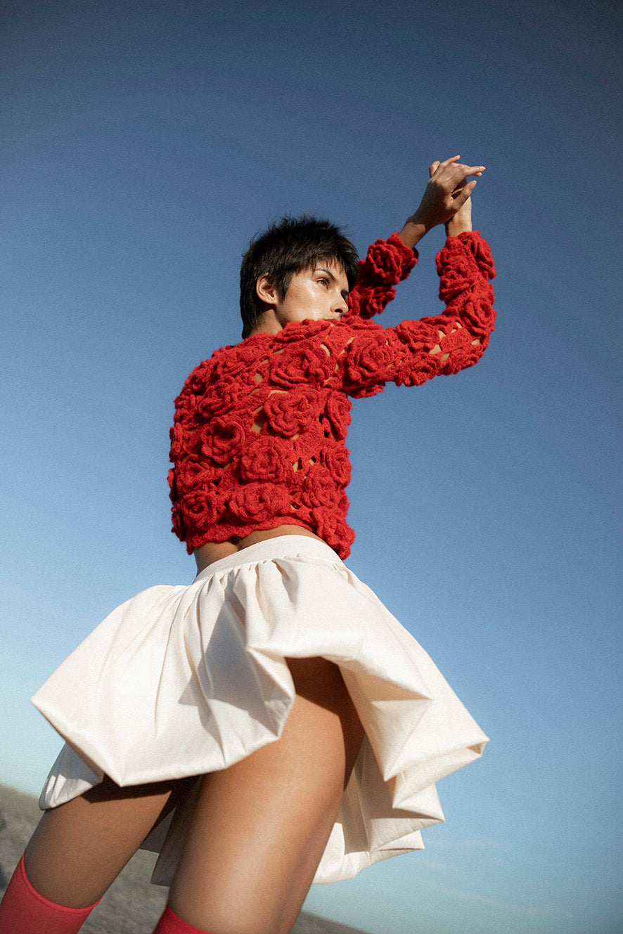 Noa Tafetta Mini Skirt
