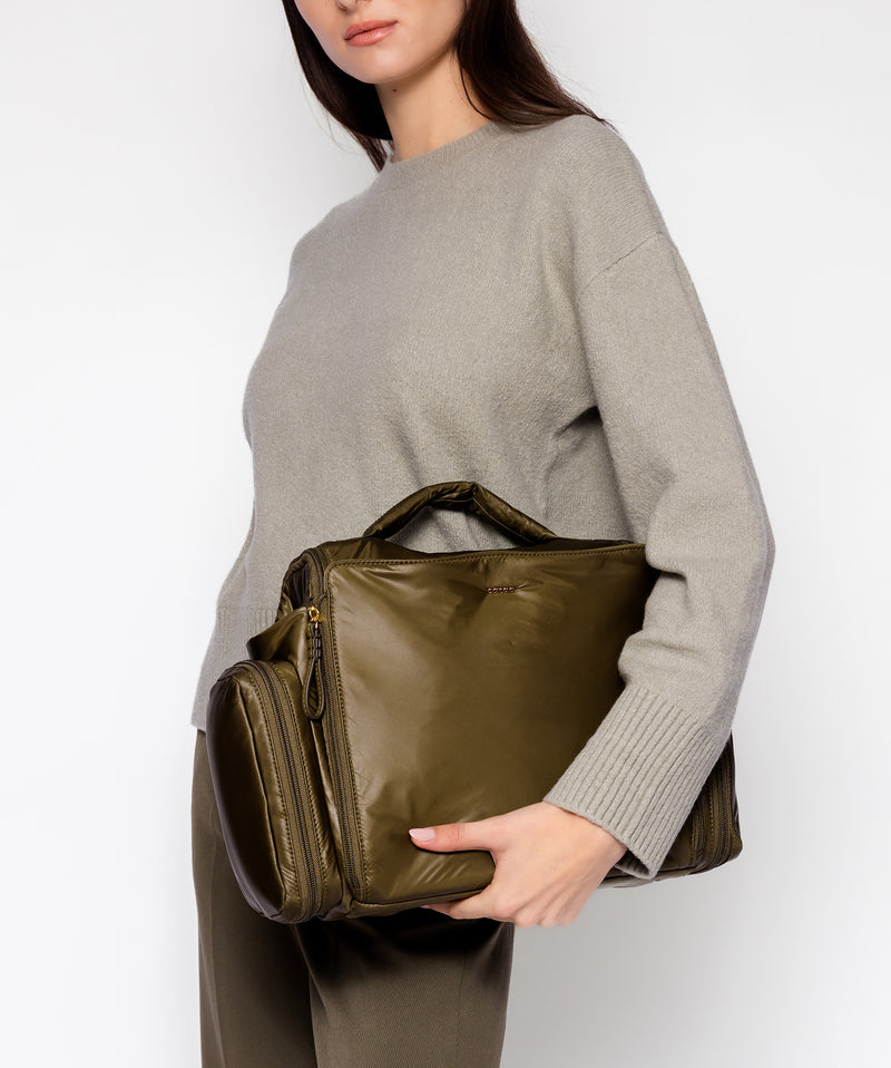 Vanity Kit Large Nylon In Olive