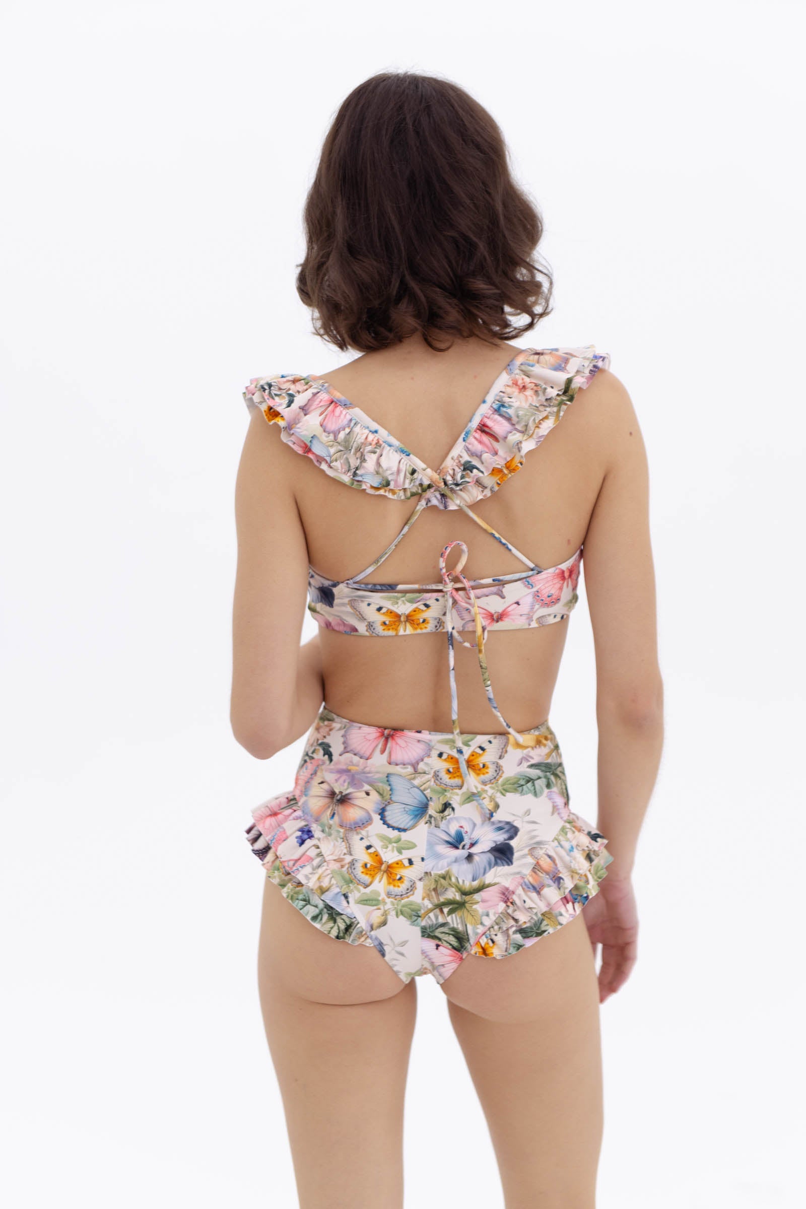 The Butterfly Botanics Ruffle Bikini Bottoms