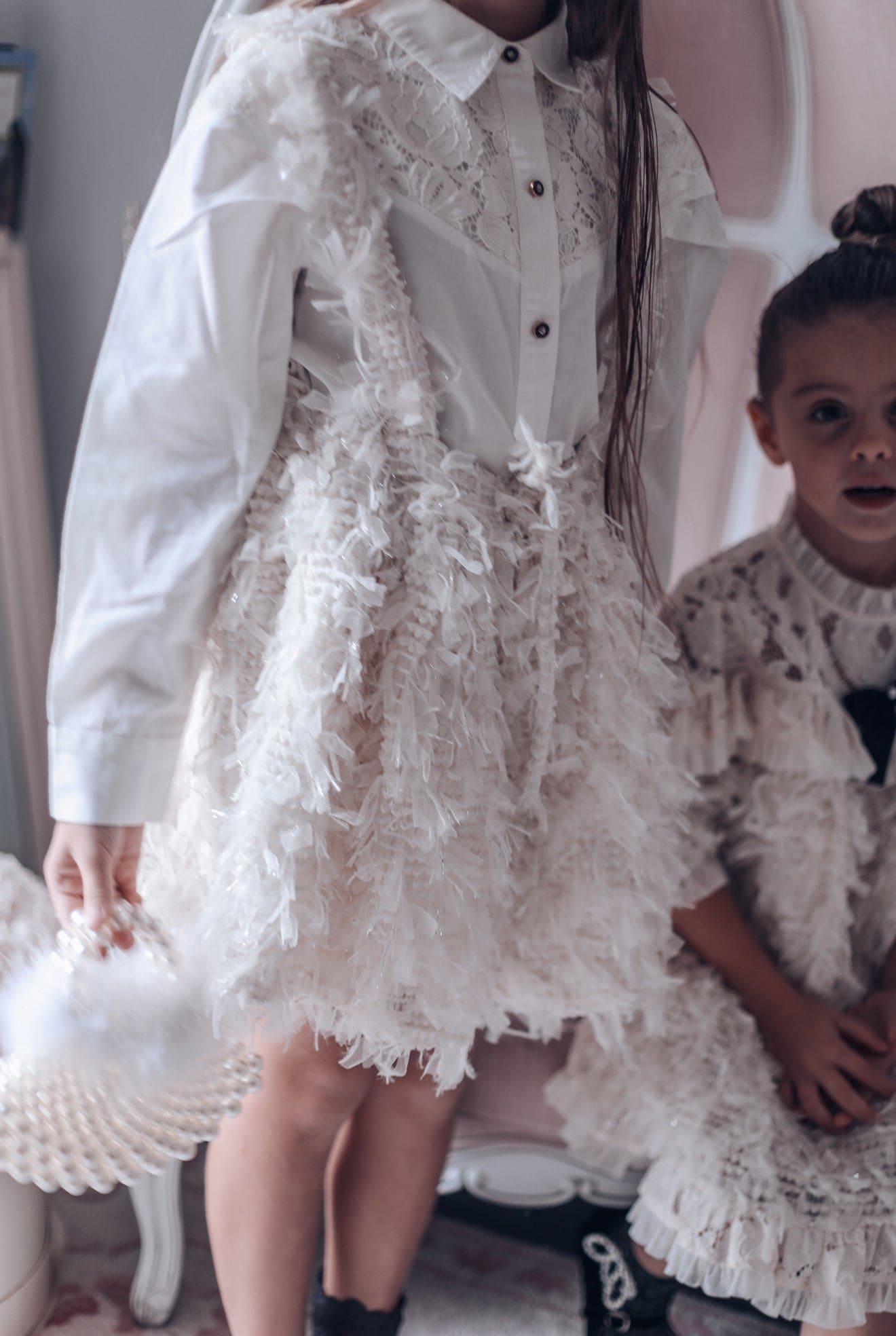 Ivanna Ivory Blouse and Skirt Set - Petite Maison Kids