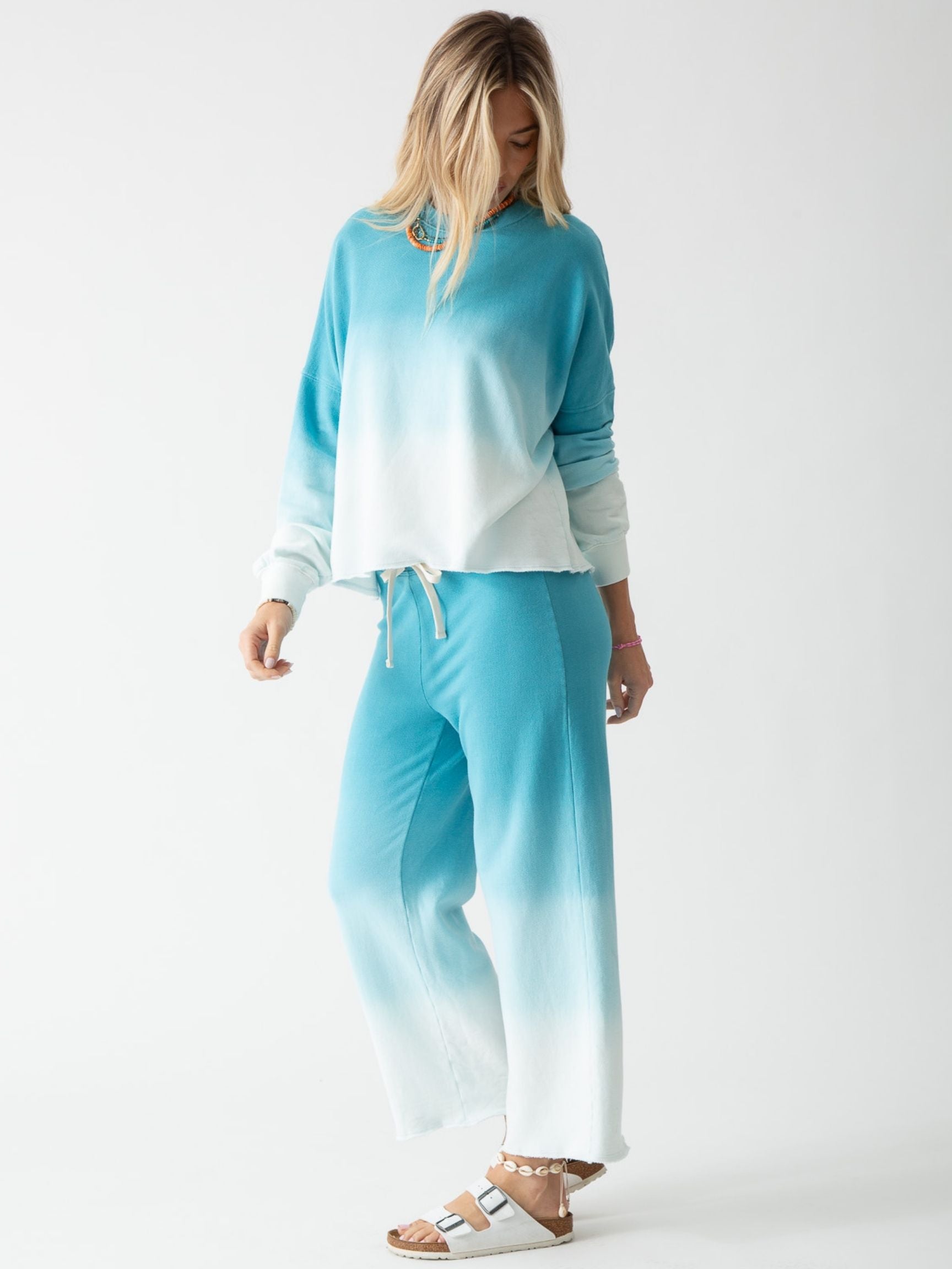 Rylan Sweatshirt - Ombré Pool