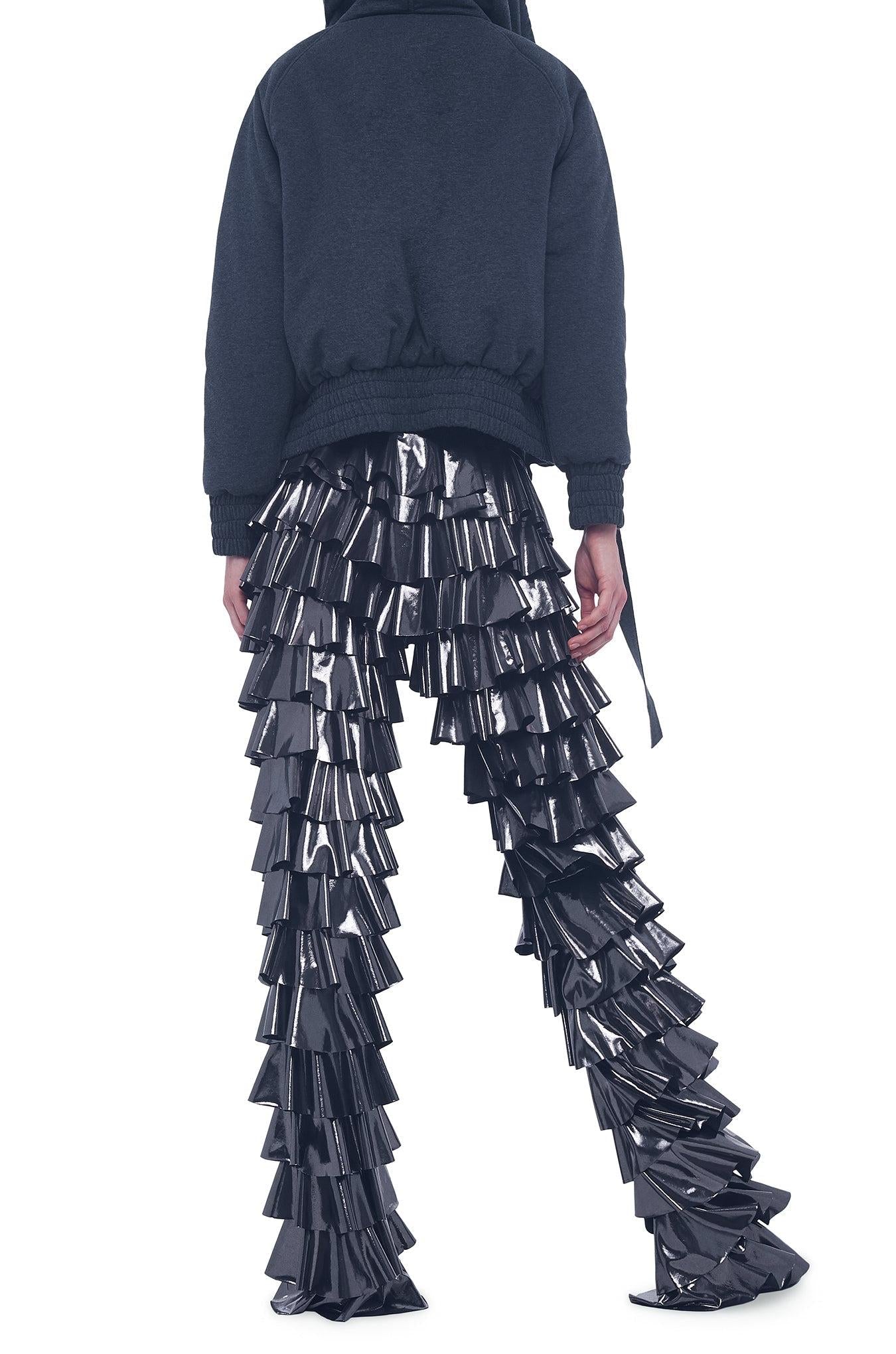 HOODED BOMBER JACKET