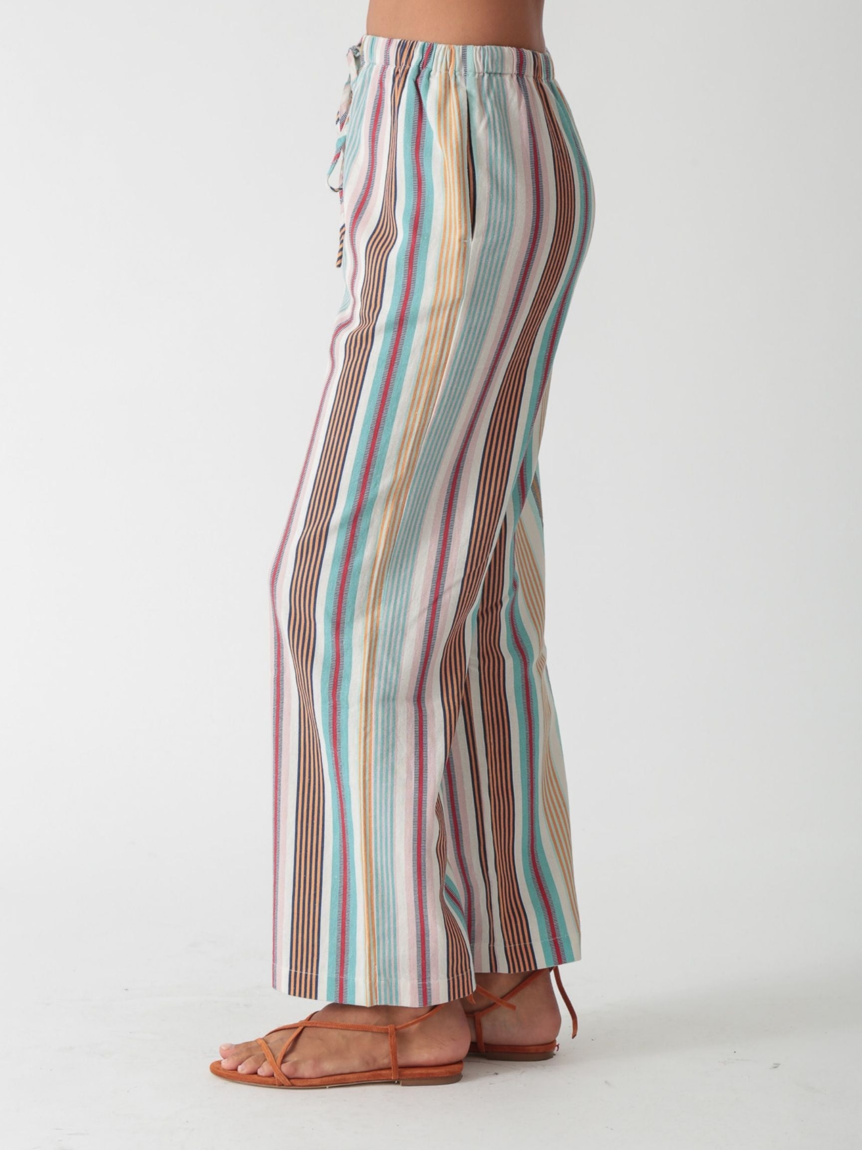 Sail Pant - Sky Blue Stripe