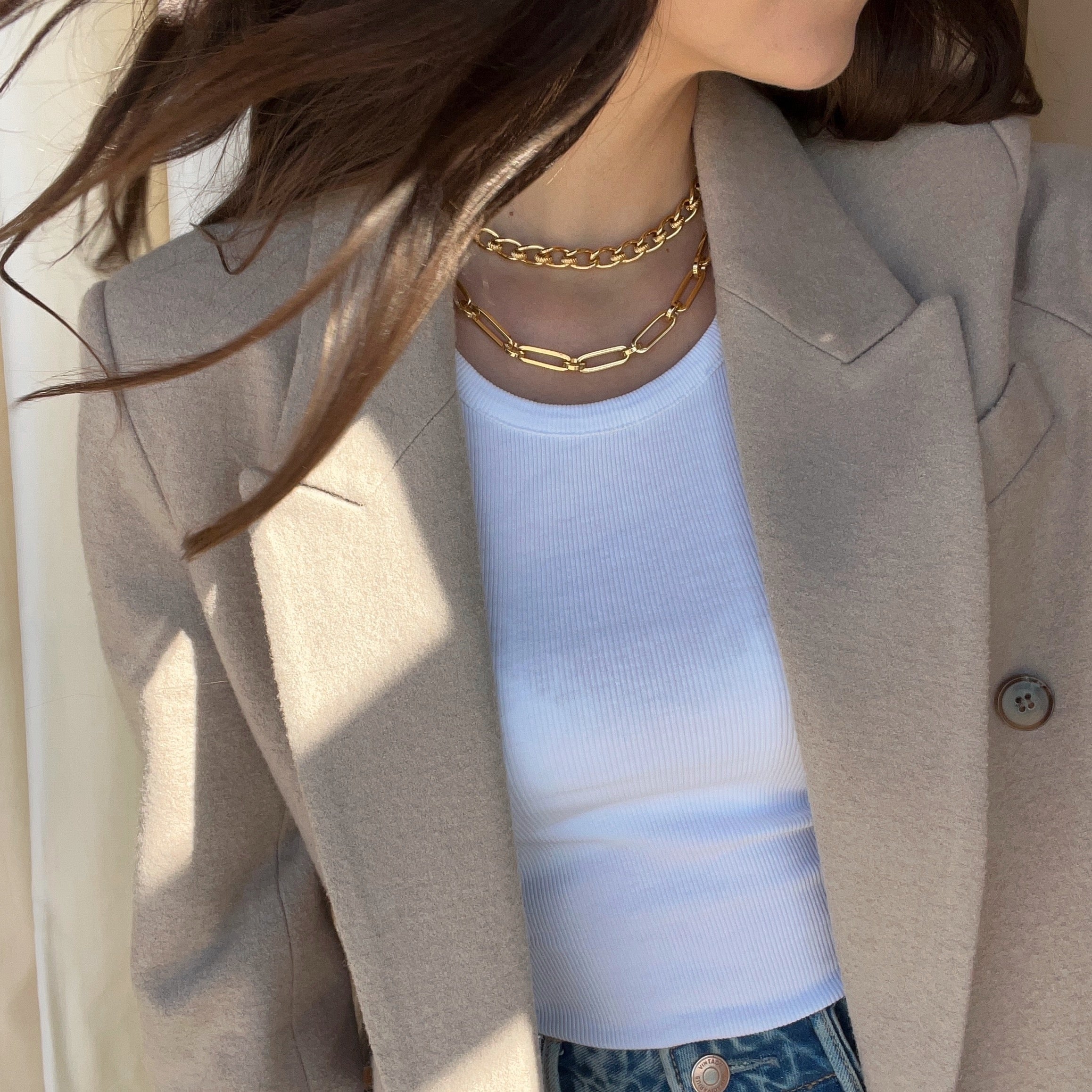Dallas Choker- Gold