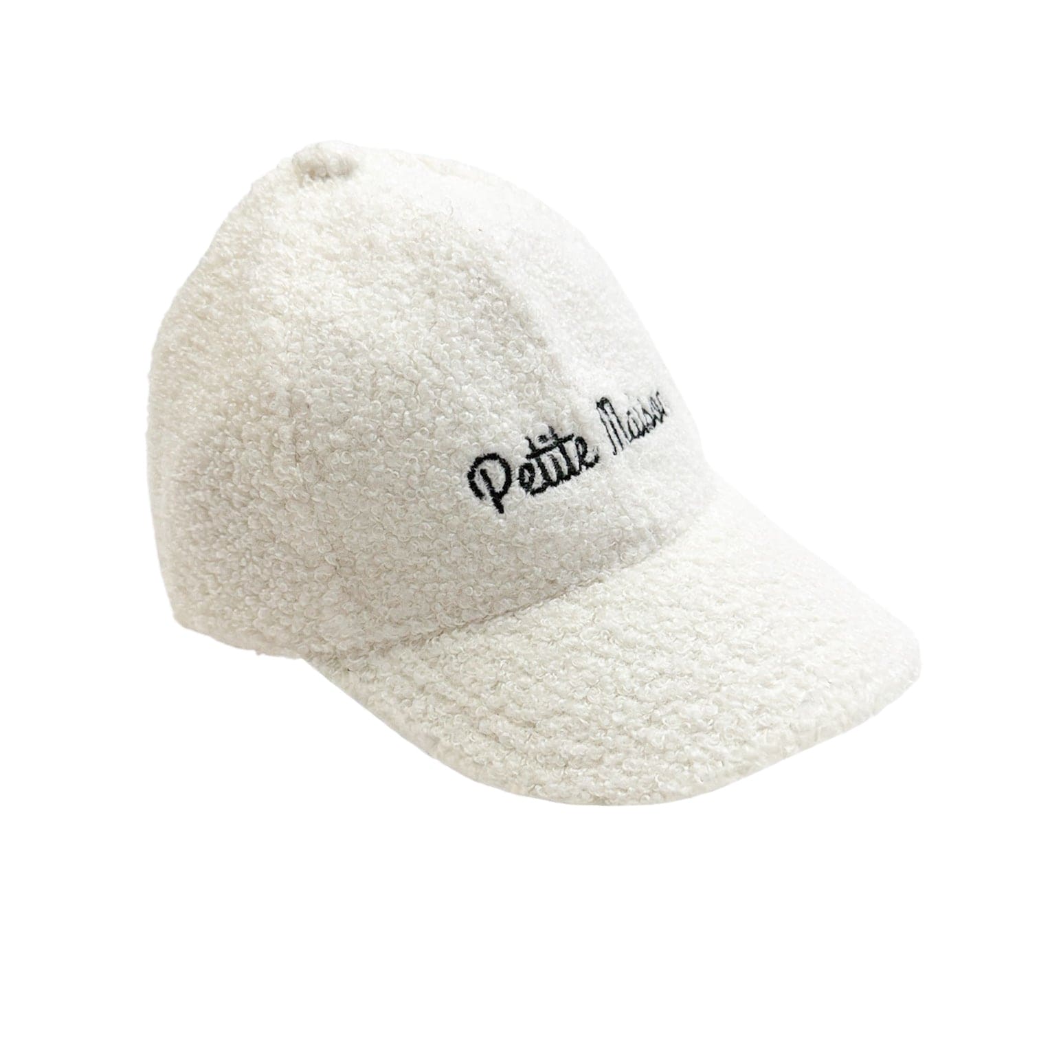 White Teddy Petite Maison Logo Cap - Petite Maison Kids