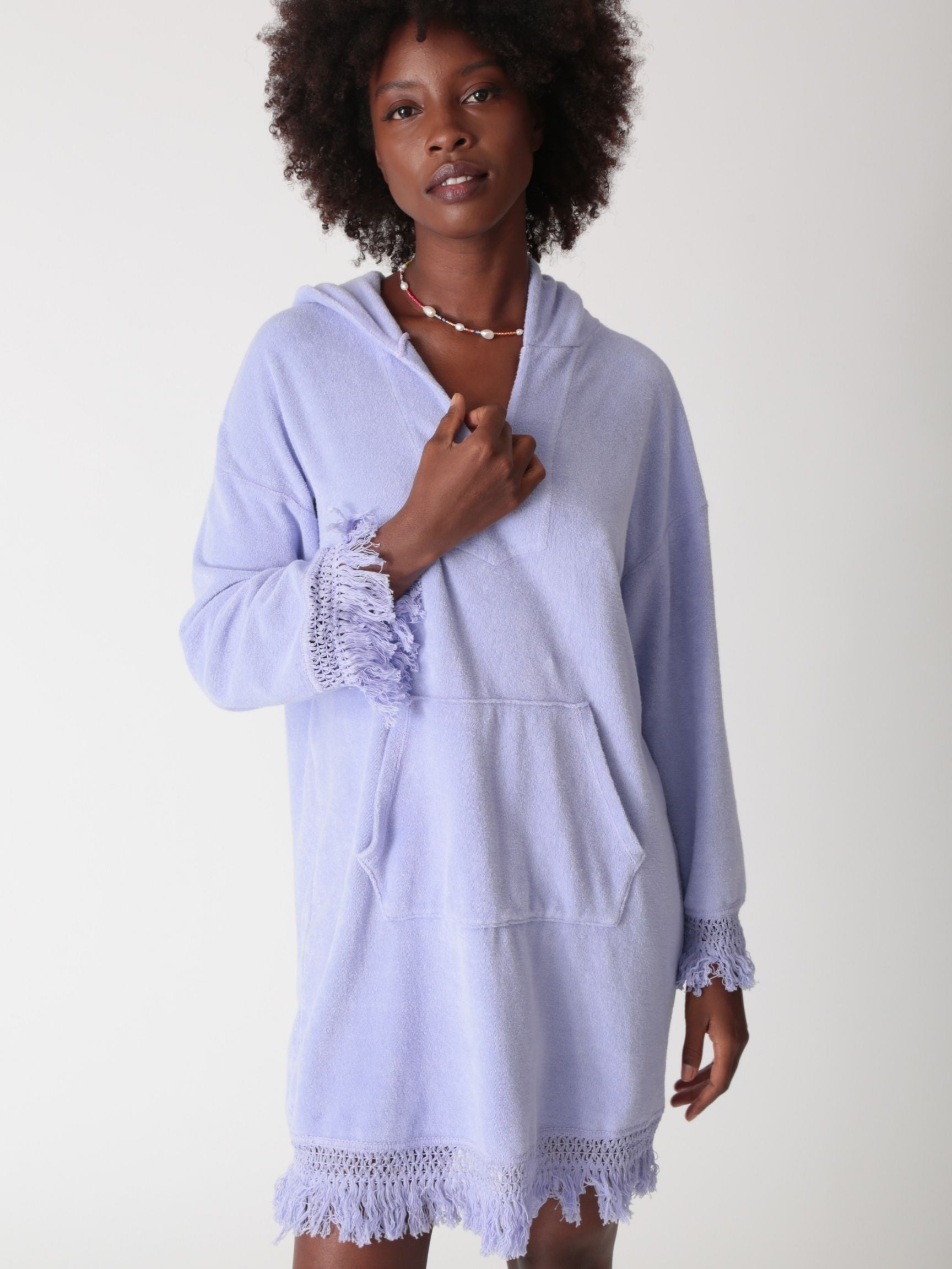 Beach Poncho - Lavender