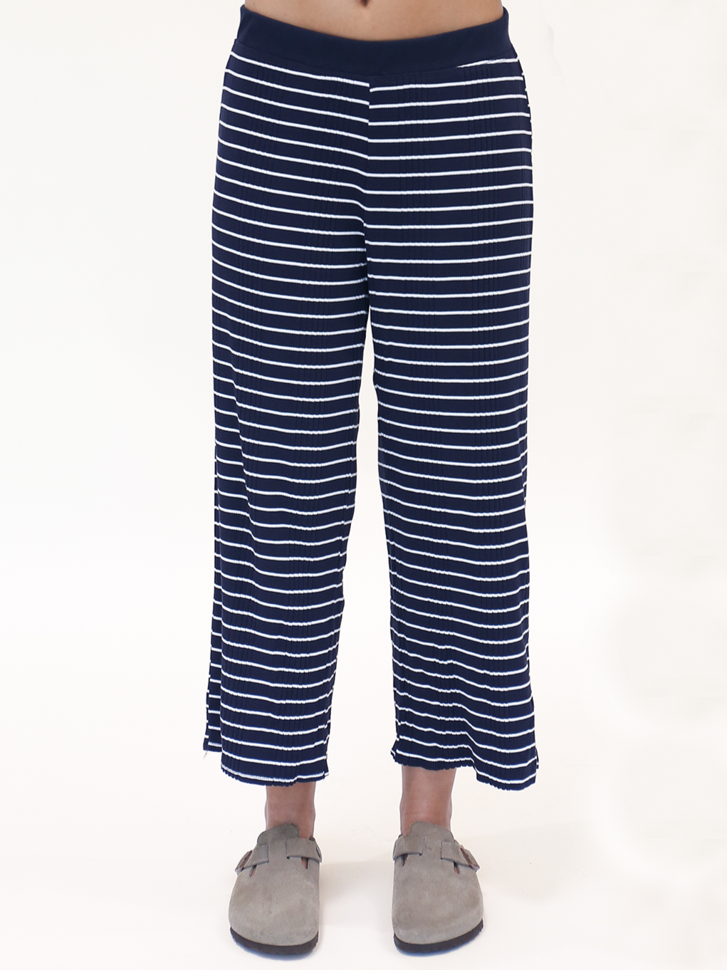 Lindy Pant - Indigo Stripe
