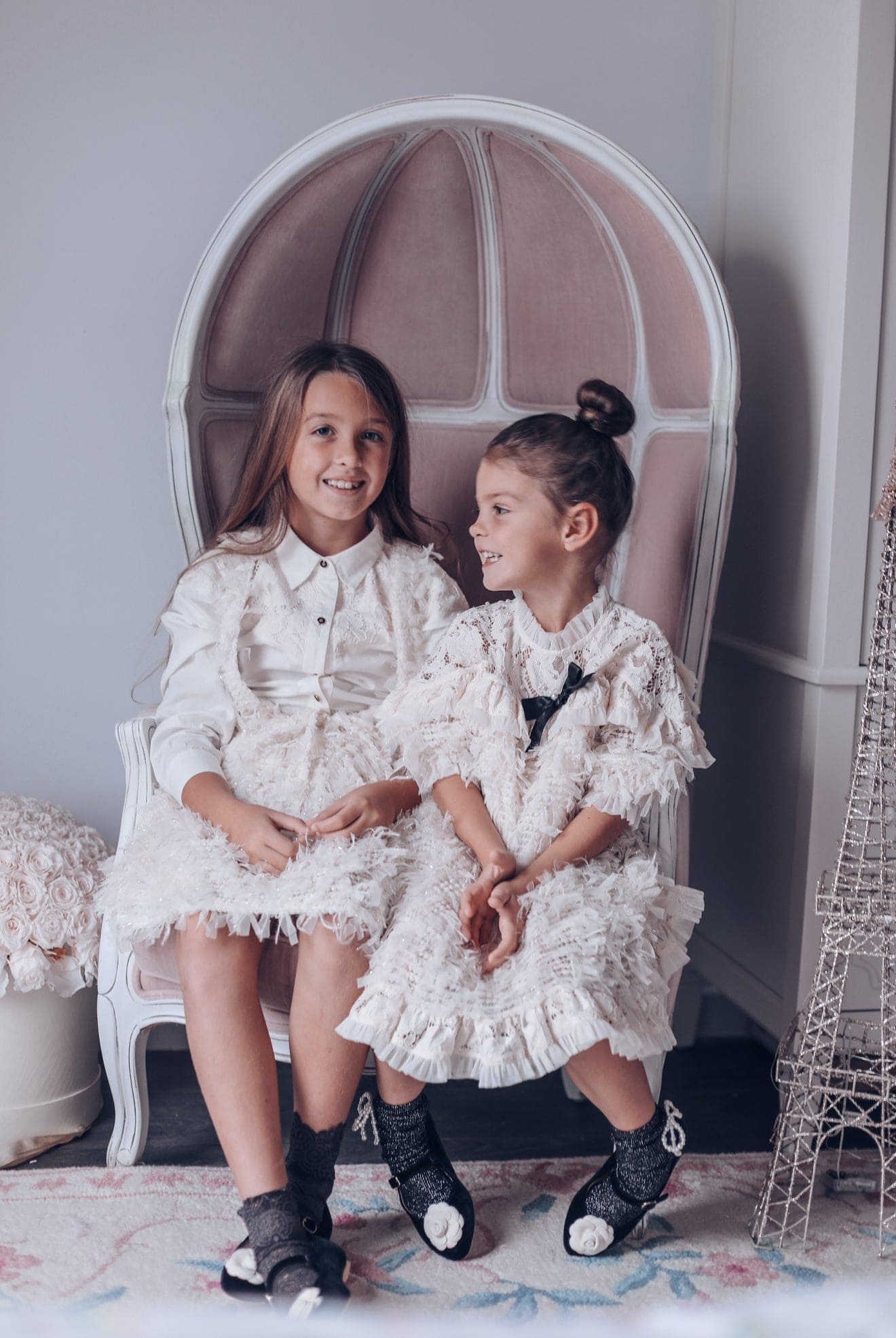 Ivanna Ivory Blouse and Skirt Set - Petite Maison Kids