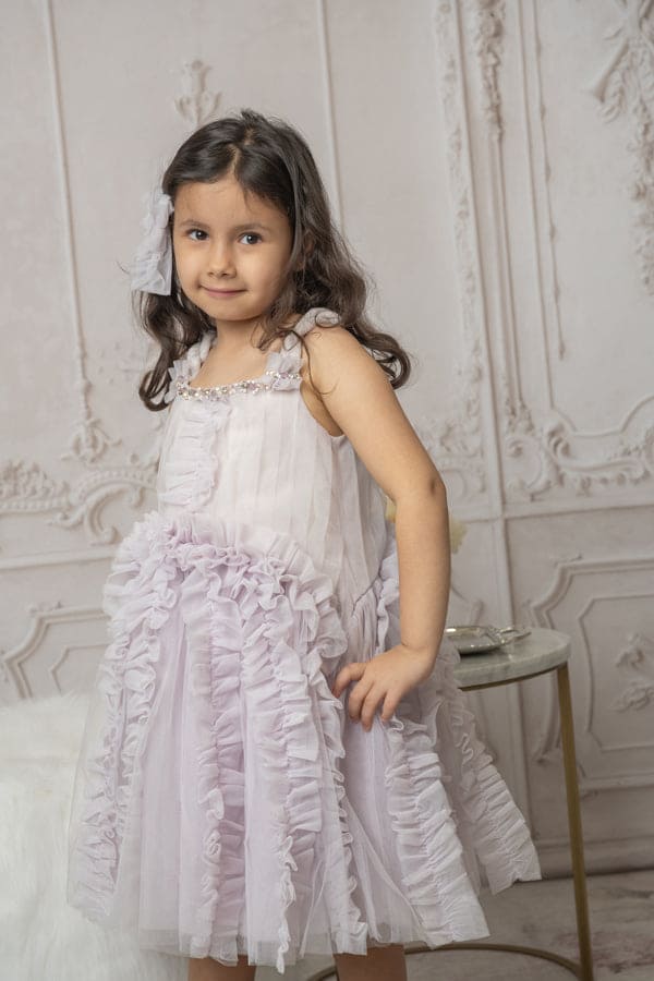 Ariel Lavender Tulle Dress - Petite Maison Kids