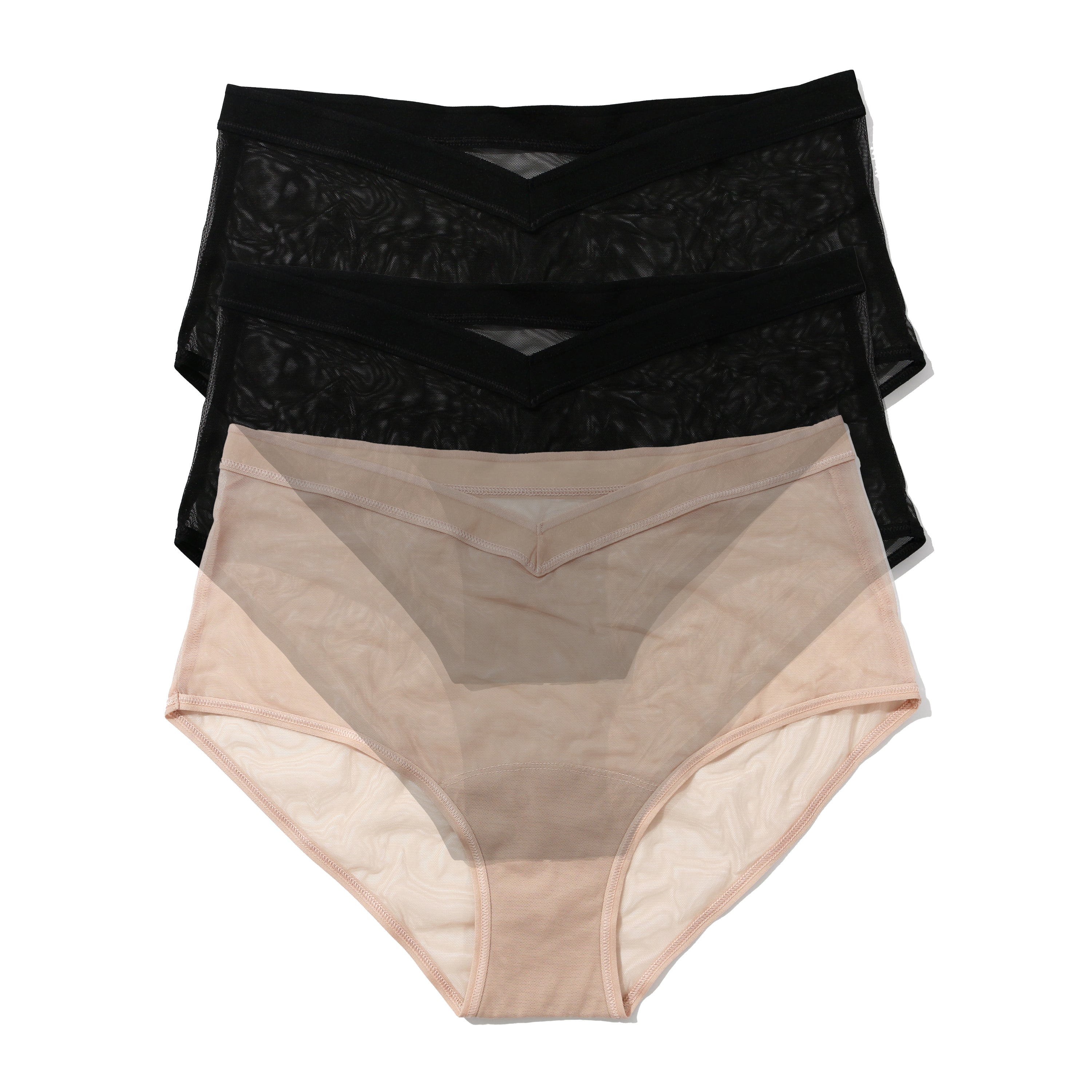 3PACK MESH BOYSHORT