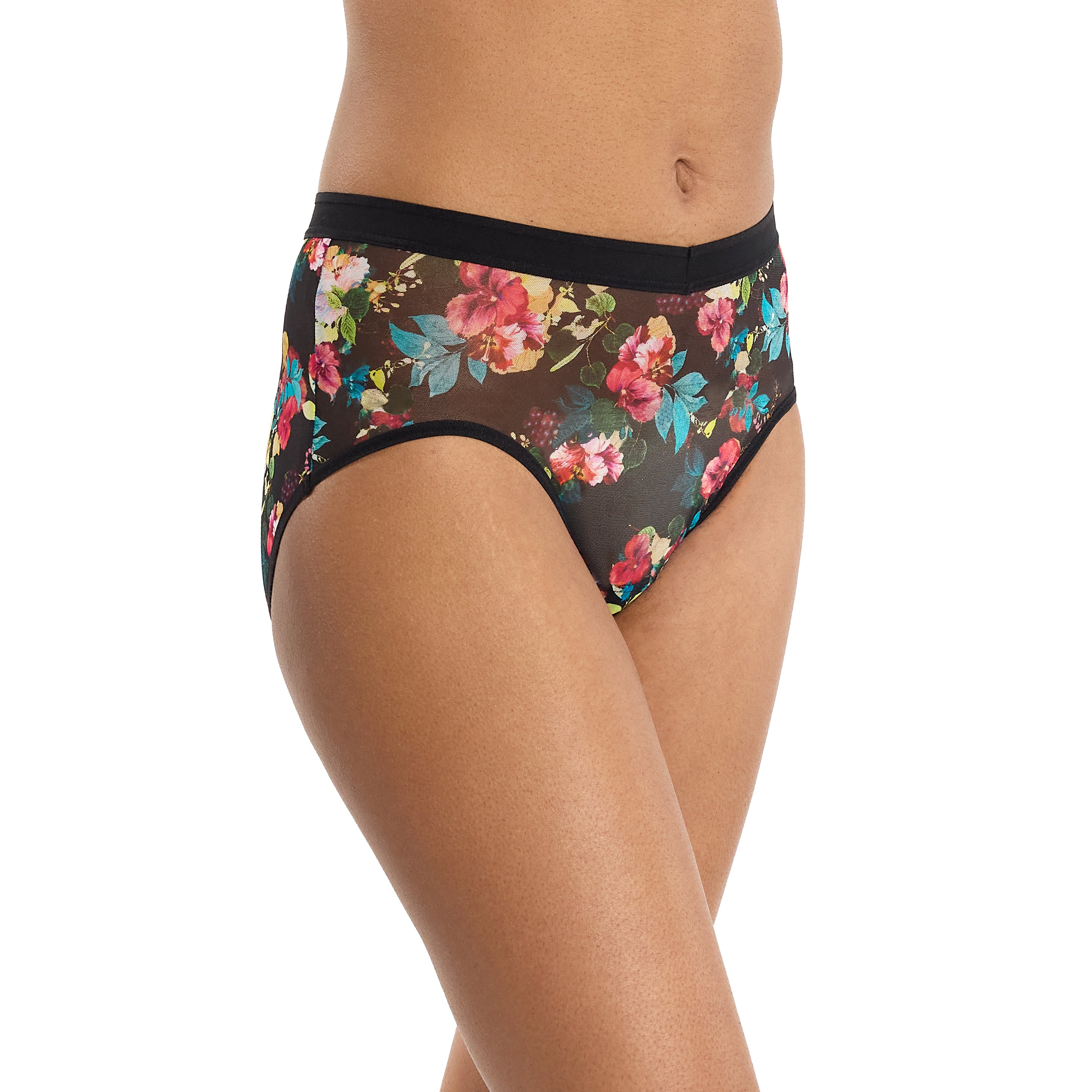 MESH HIGH CUT FRENCH BRIEF