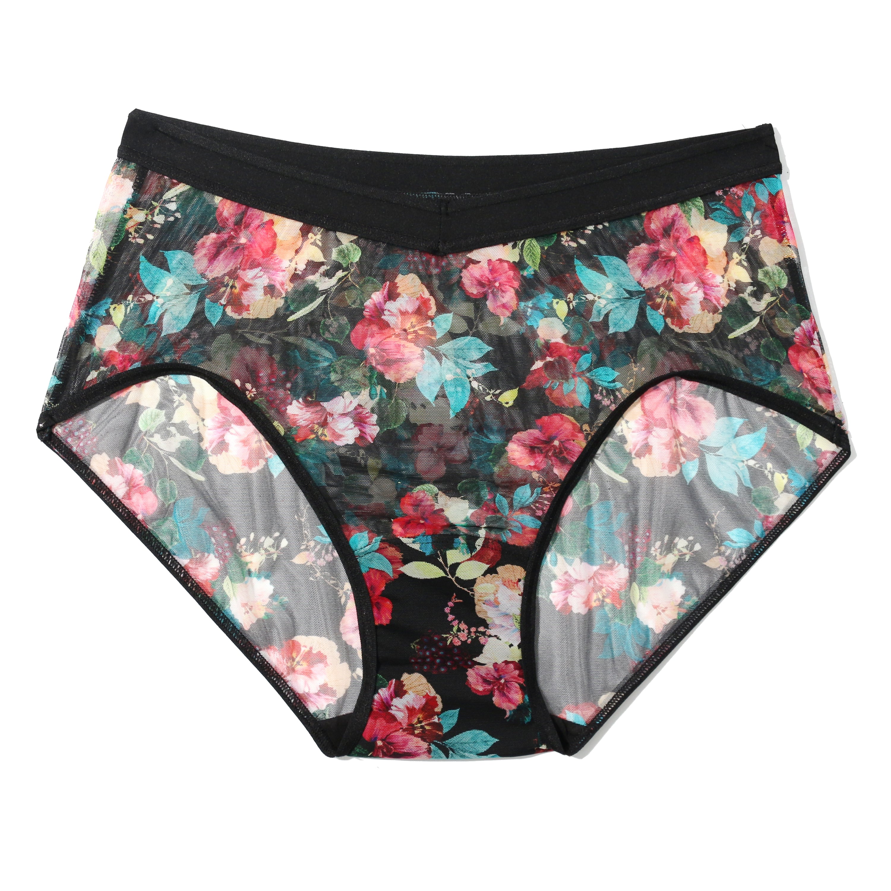 MESH HIGH CUT FRENCH BRIEF