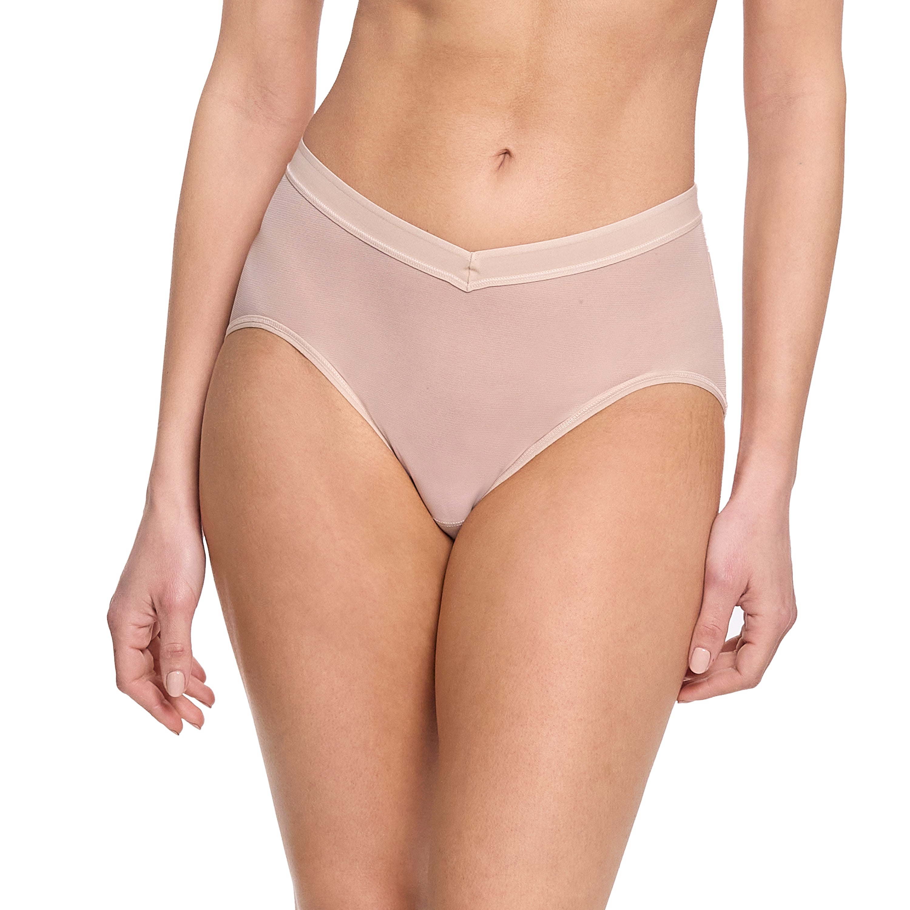 MESH HIGH CUT FRENCH BRIEF