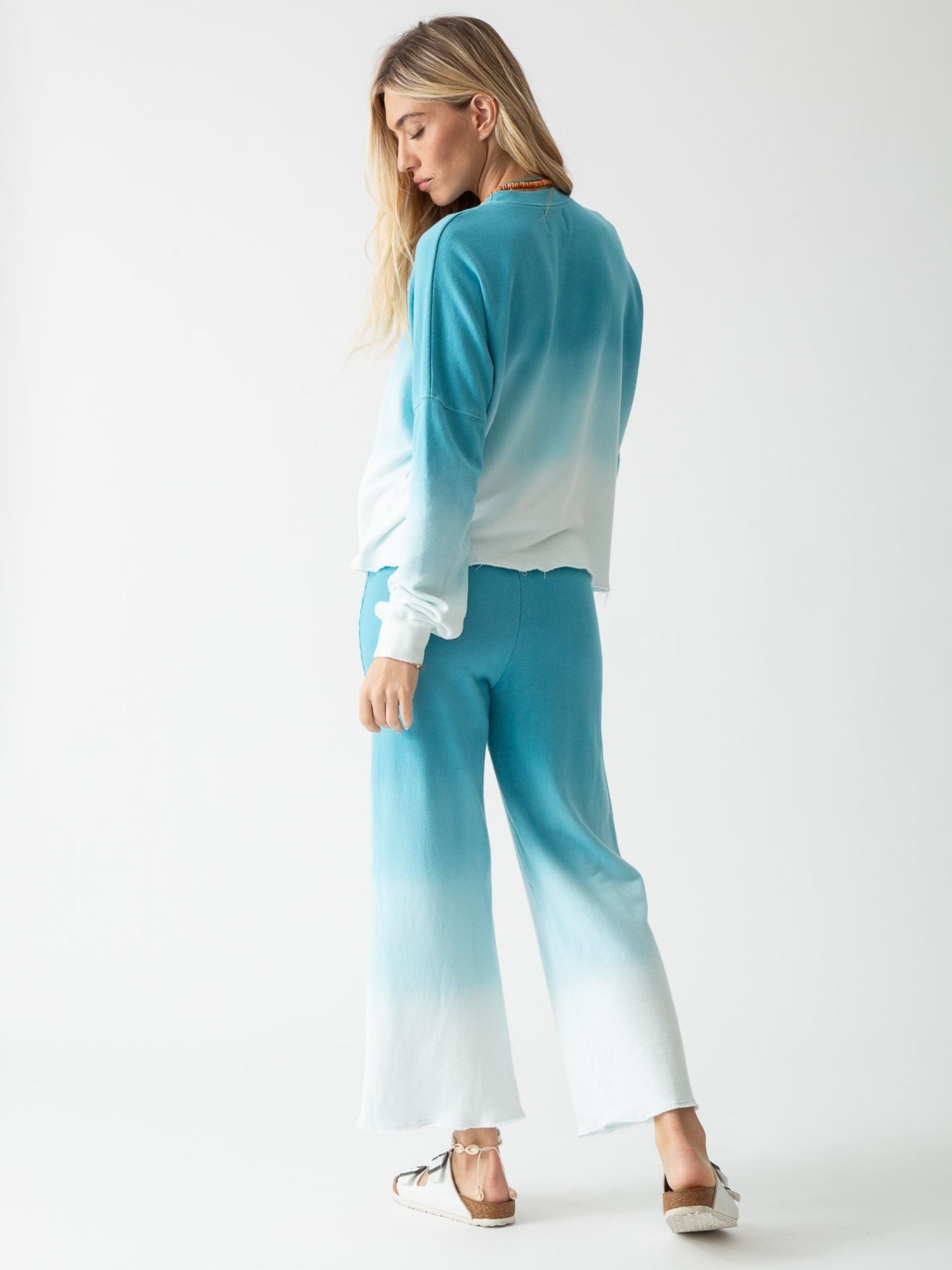 Rylan Sweatshirt - Ombré Pool