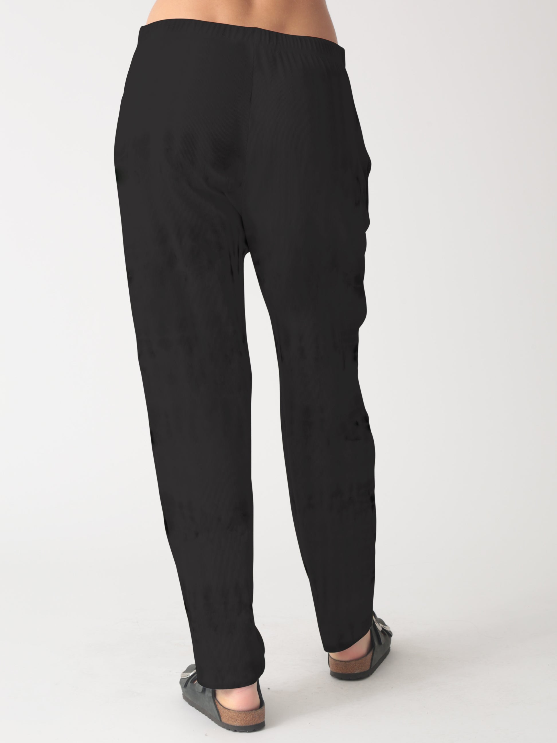 Aries Rib Pant - Onyx