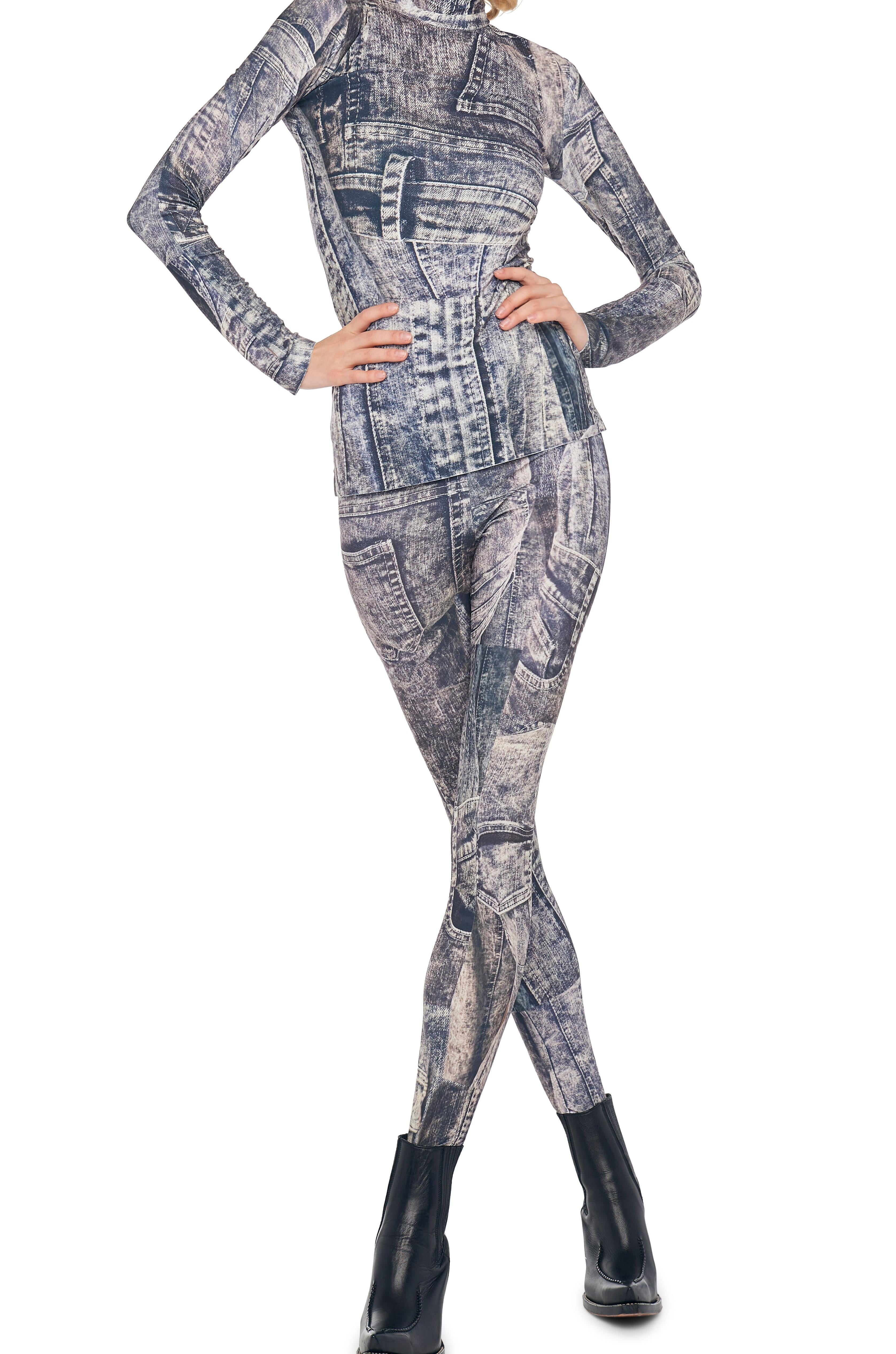SLIM FIT LONG SLEEVE TURTLE TOP
