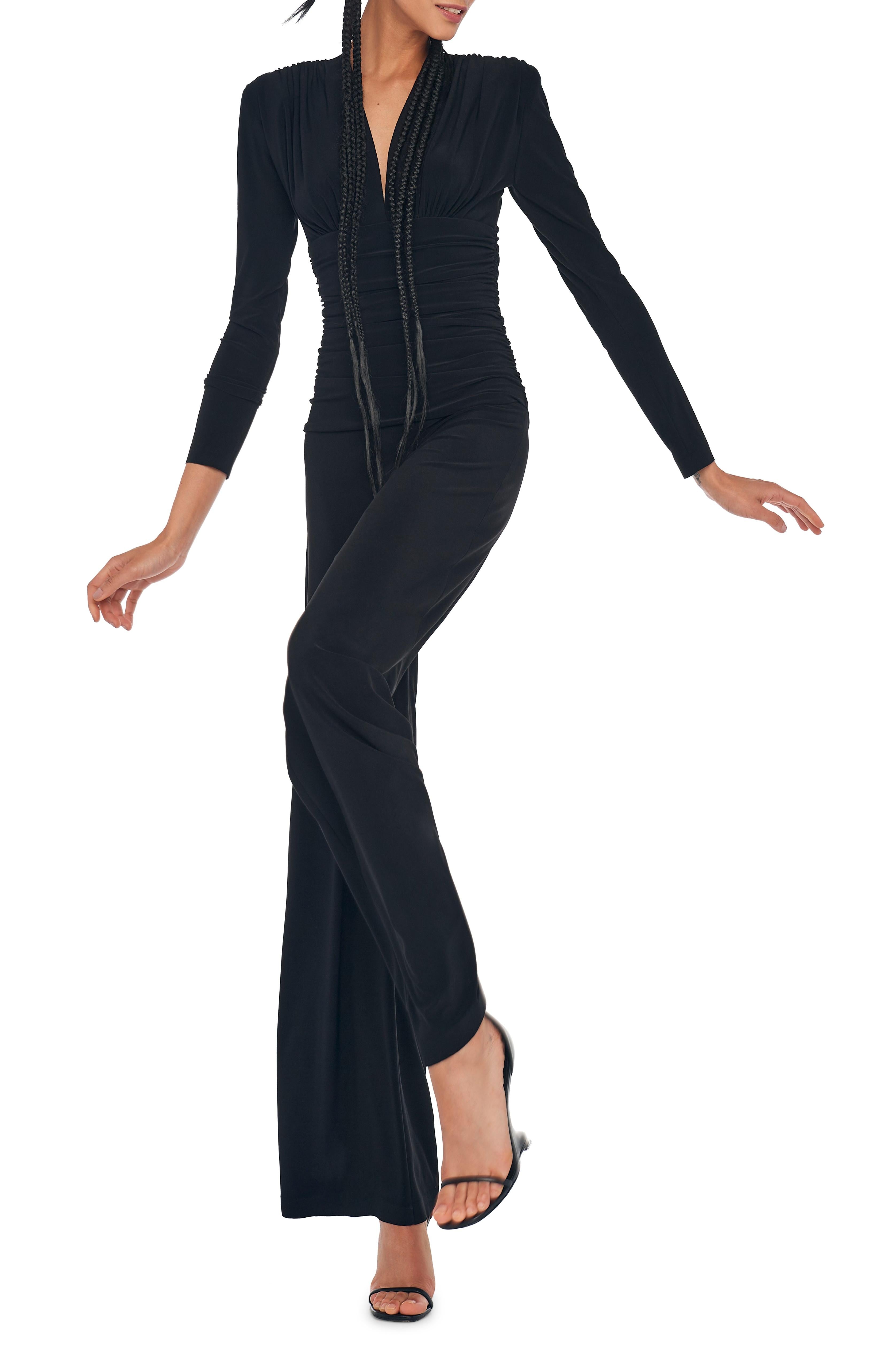SHOULDER PAD JUMPSUIT