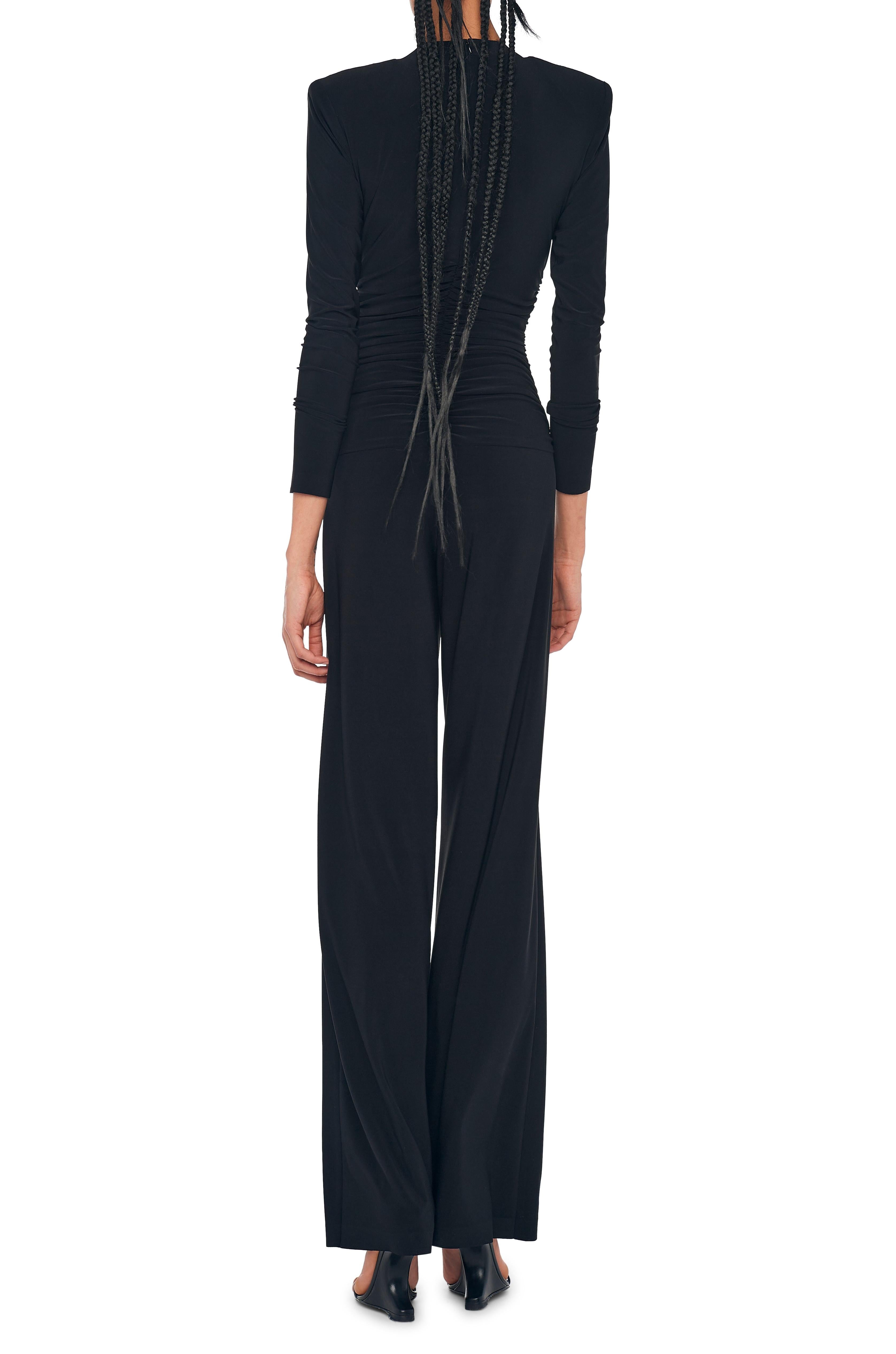 SHOULDER PAD JUMPSUIT