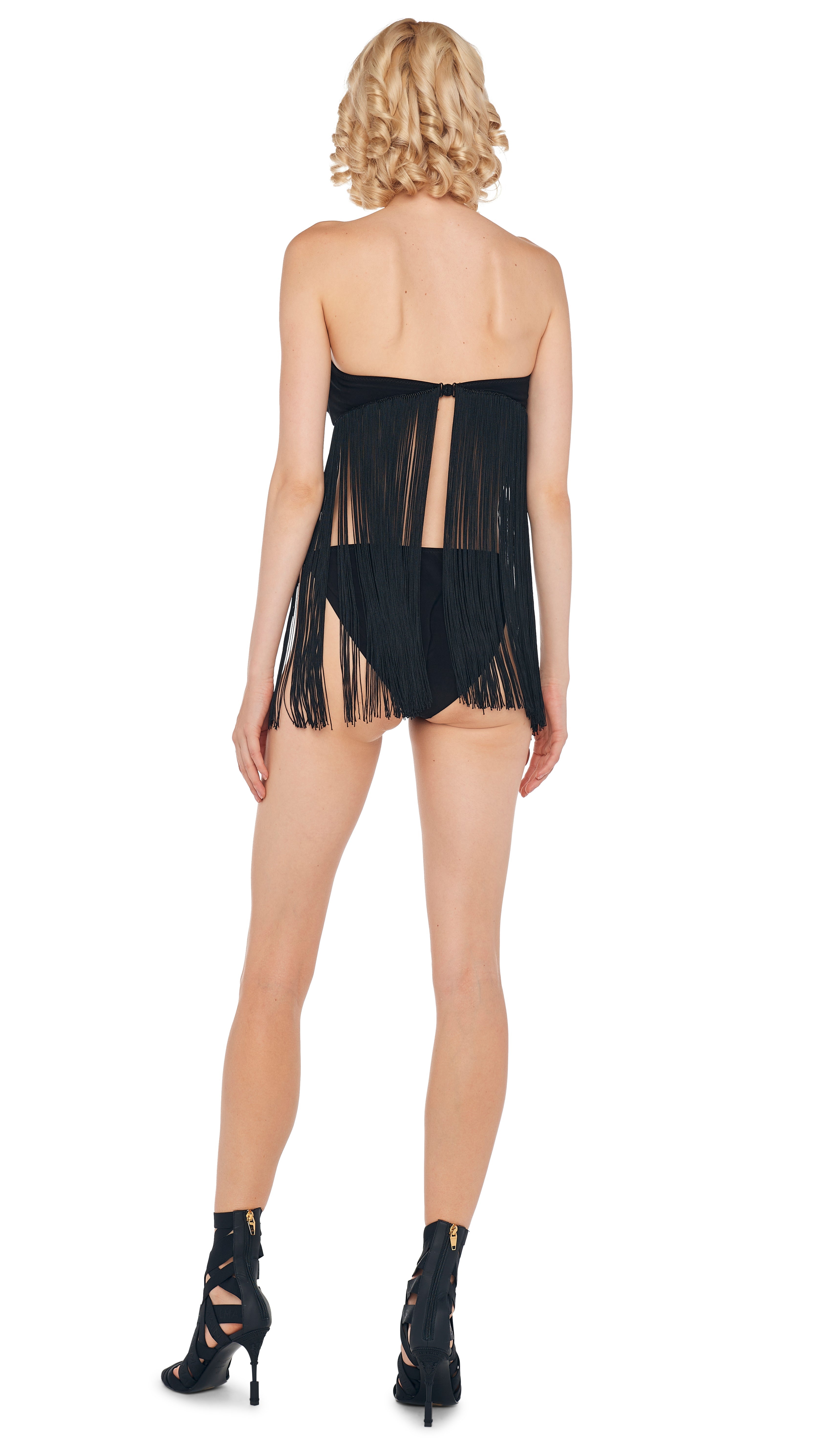 18" FRINGE SUNGLASS BRA / HIGH LEG ERIC BOTTOM