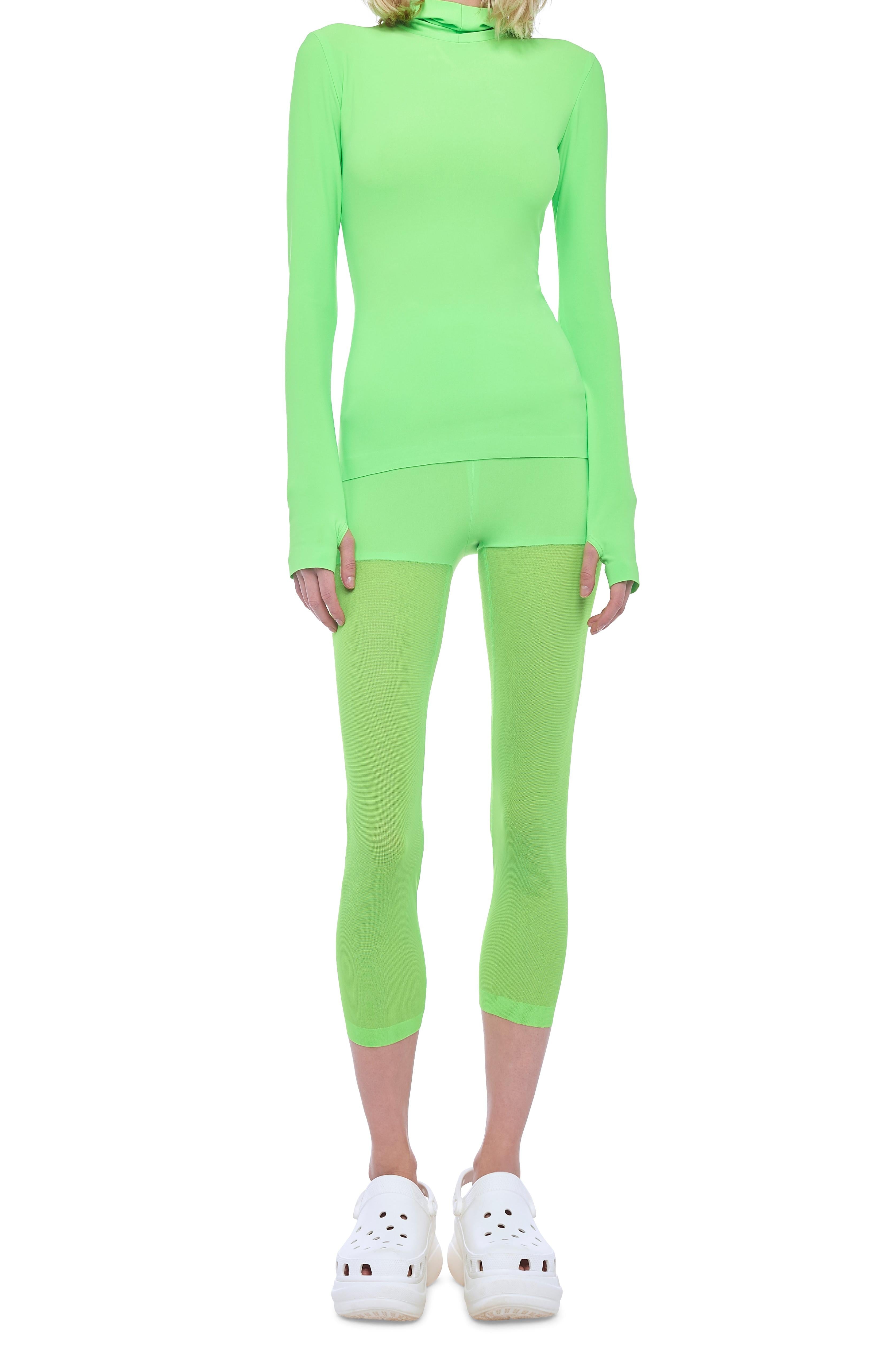 LEGGING W/ MESH BOTTOM