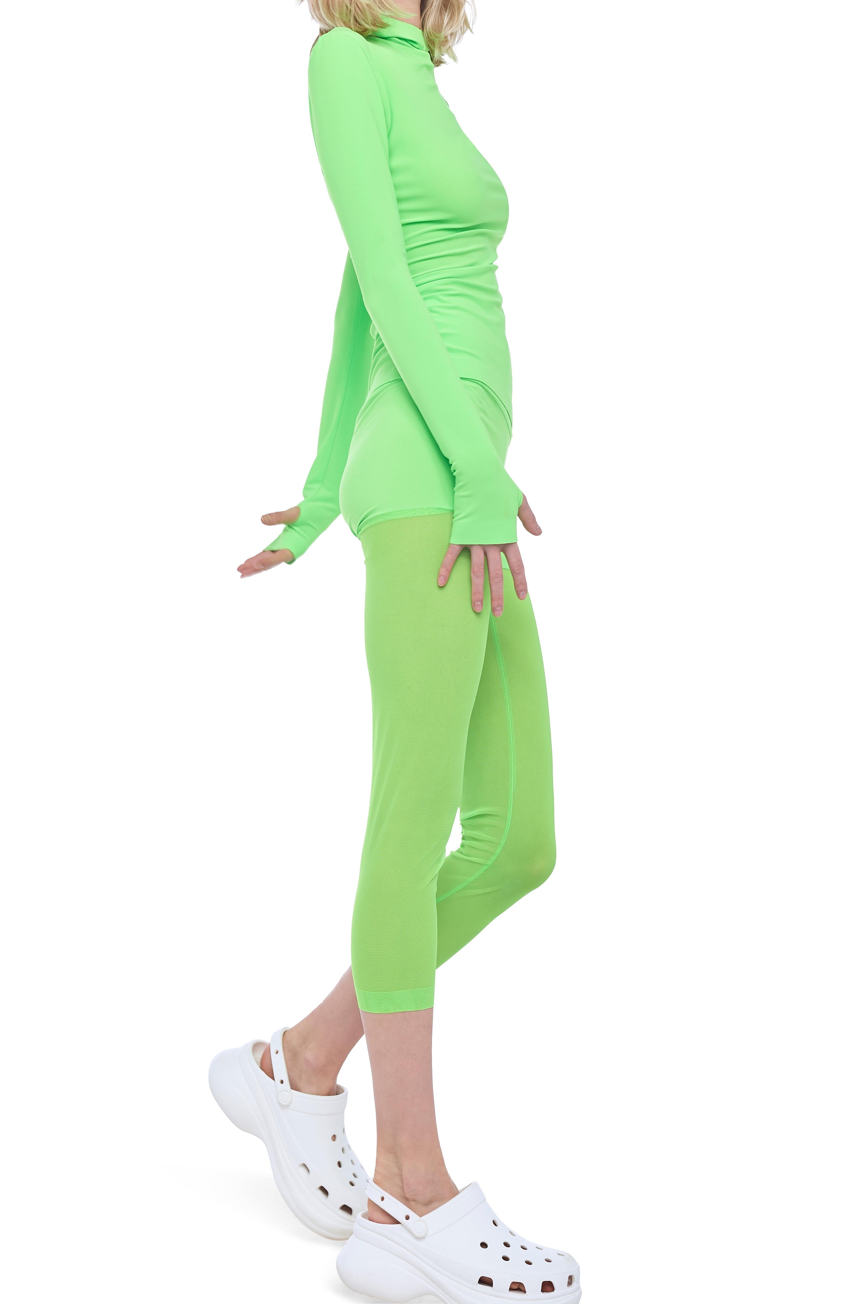 LEGGING W/ MESH BOTTOM