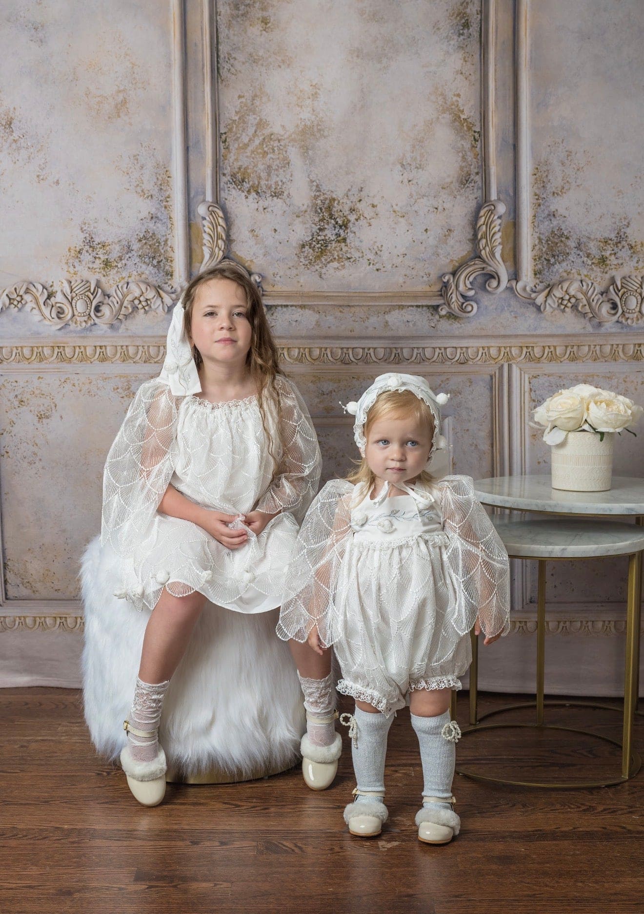 Faith White Ceremony Hair Bow - Petite Maison Kids