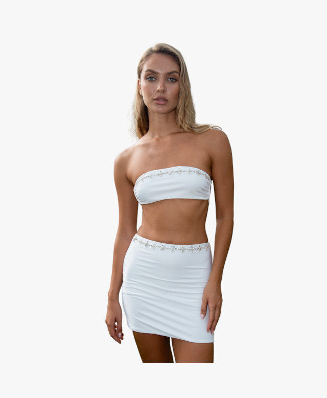 AALIYAH SKIRT WHITE