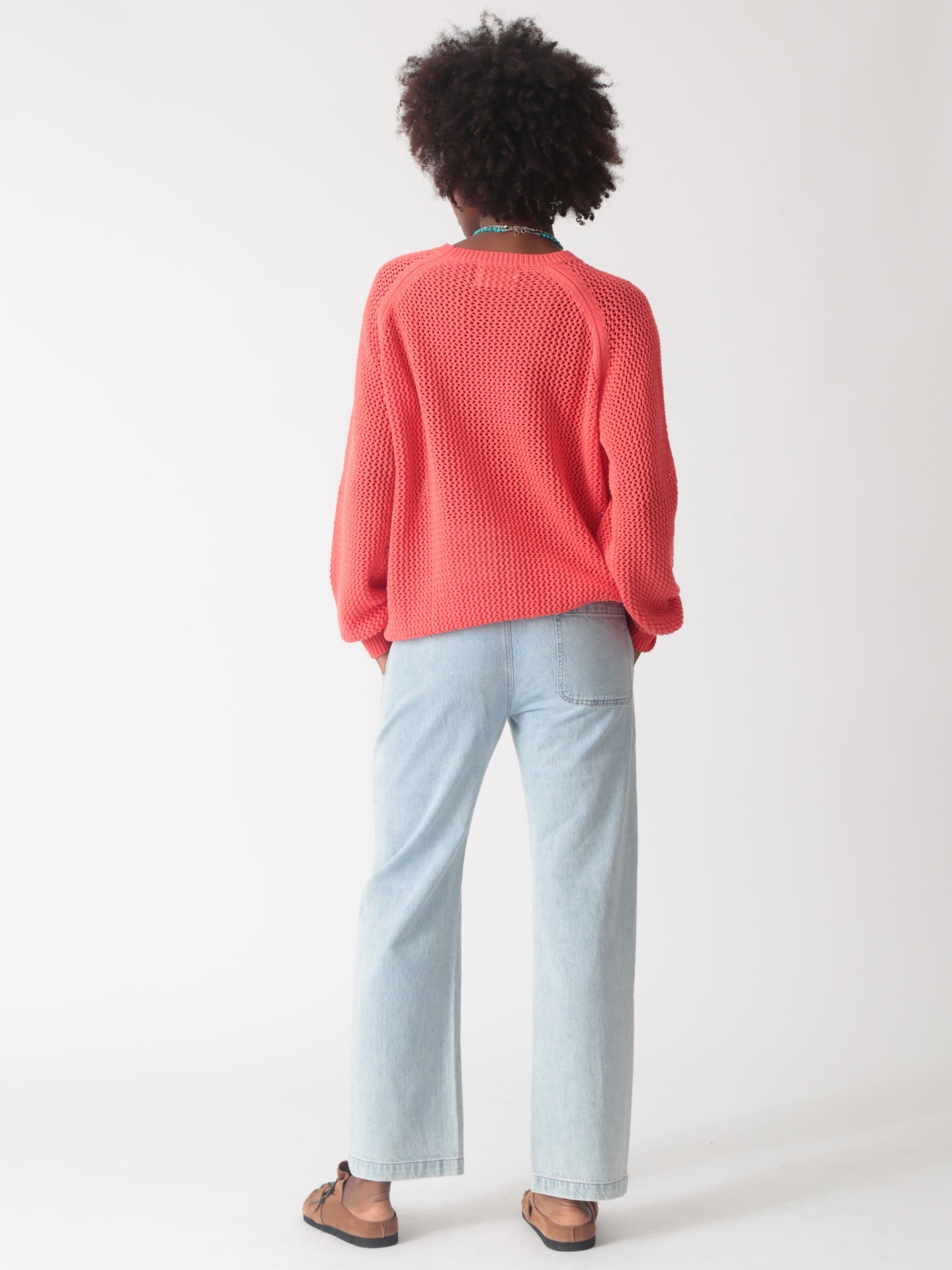 Chloe Sweater - Coral