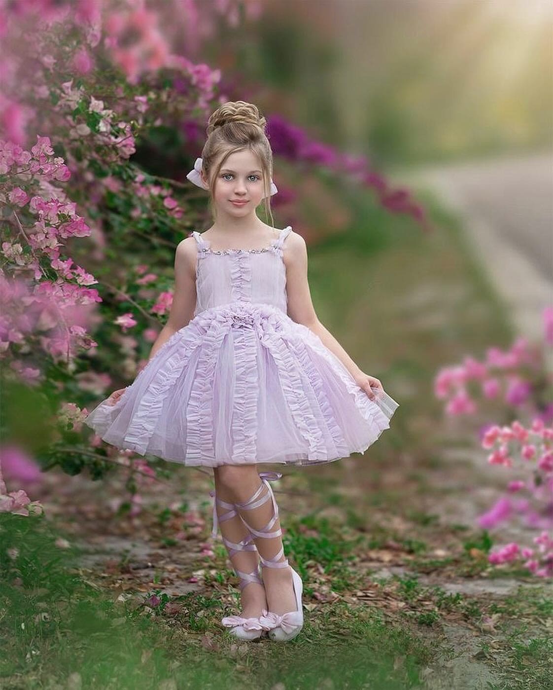 Ariel Lavender Tulle Dress - Petite Maison Kids