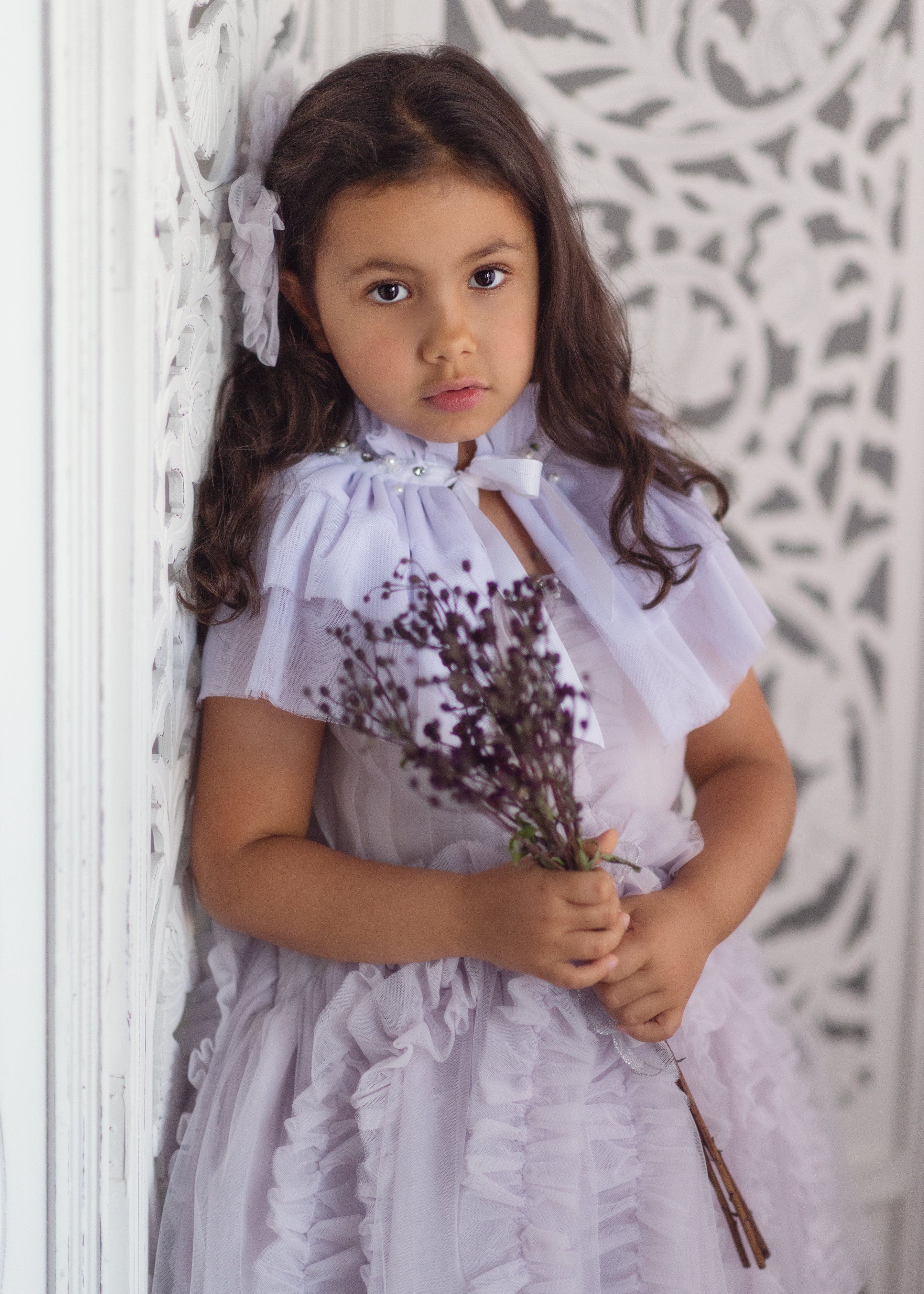 Ariel Lavender Tulle Dress - Petite Maison Kids