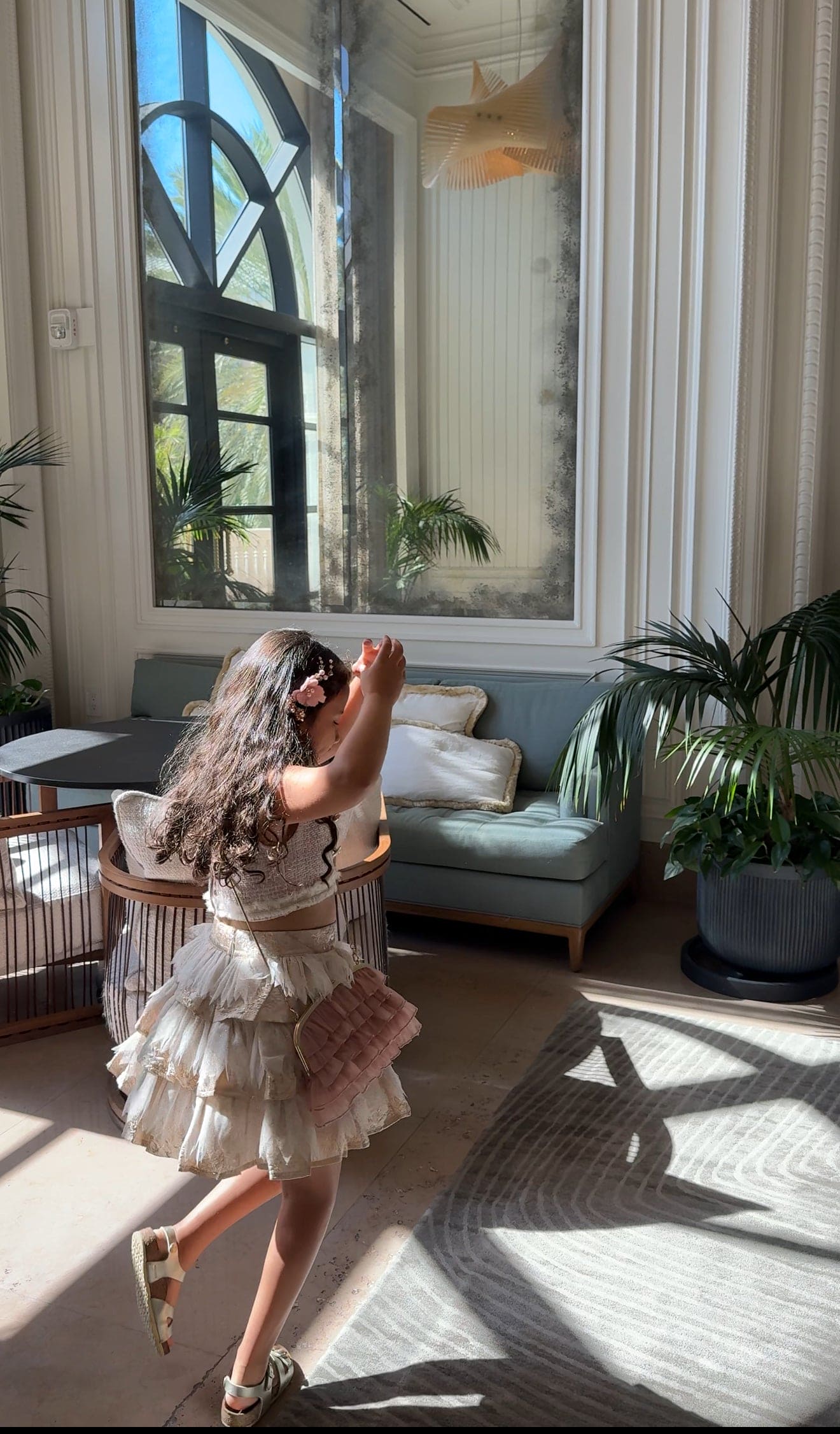 Charlie Gold Jacquard Glitter Skirt - Petite Maison Kids