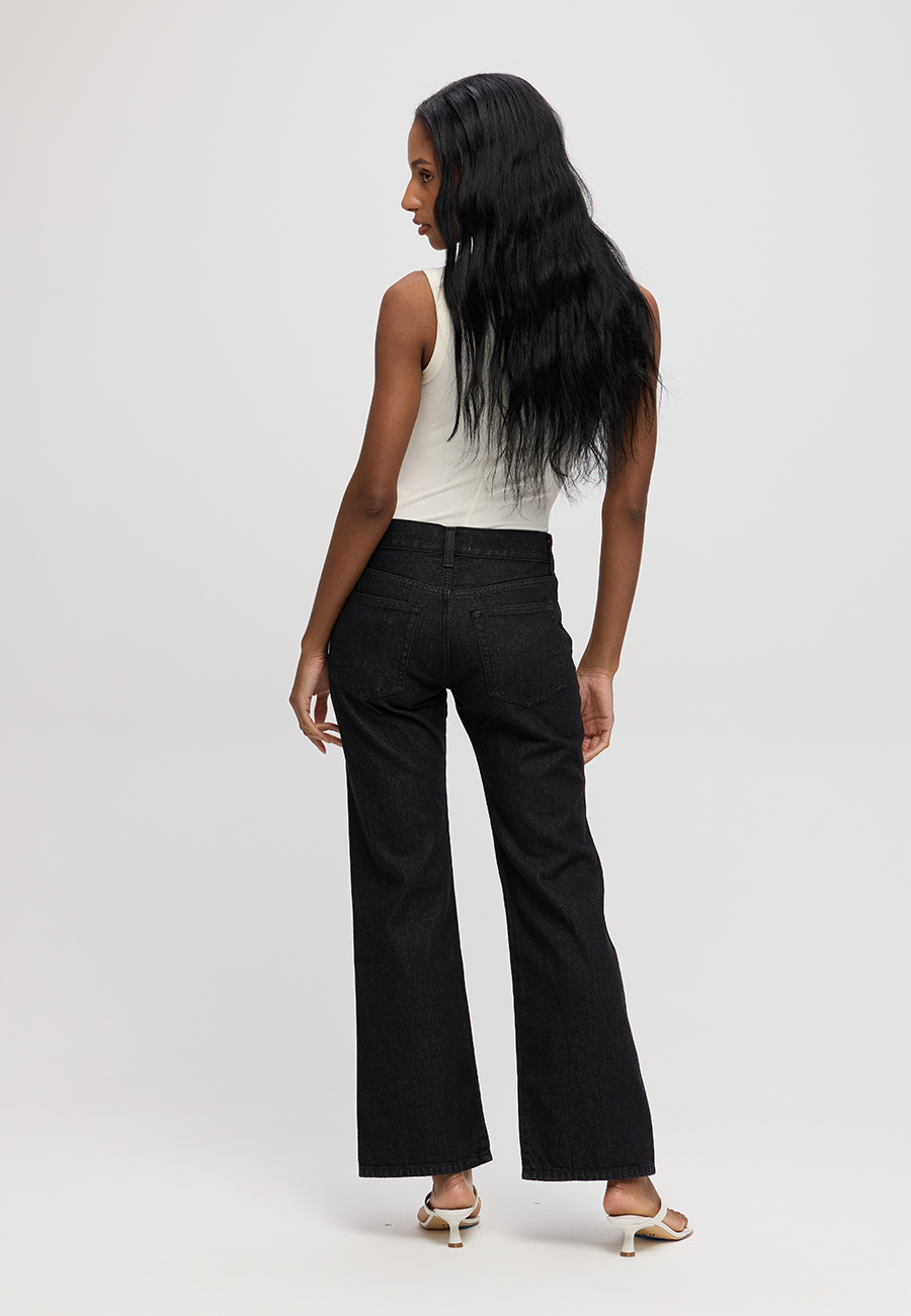 Amis Relaxed Boot - Clear Black