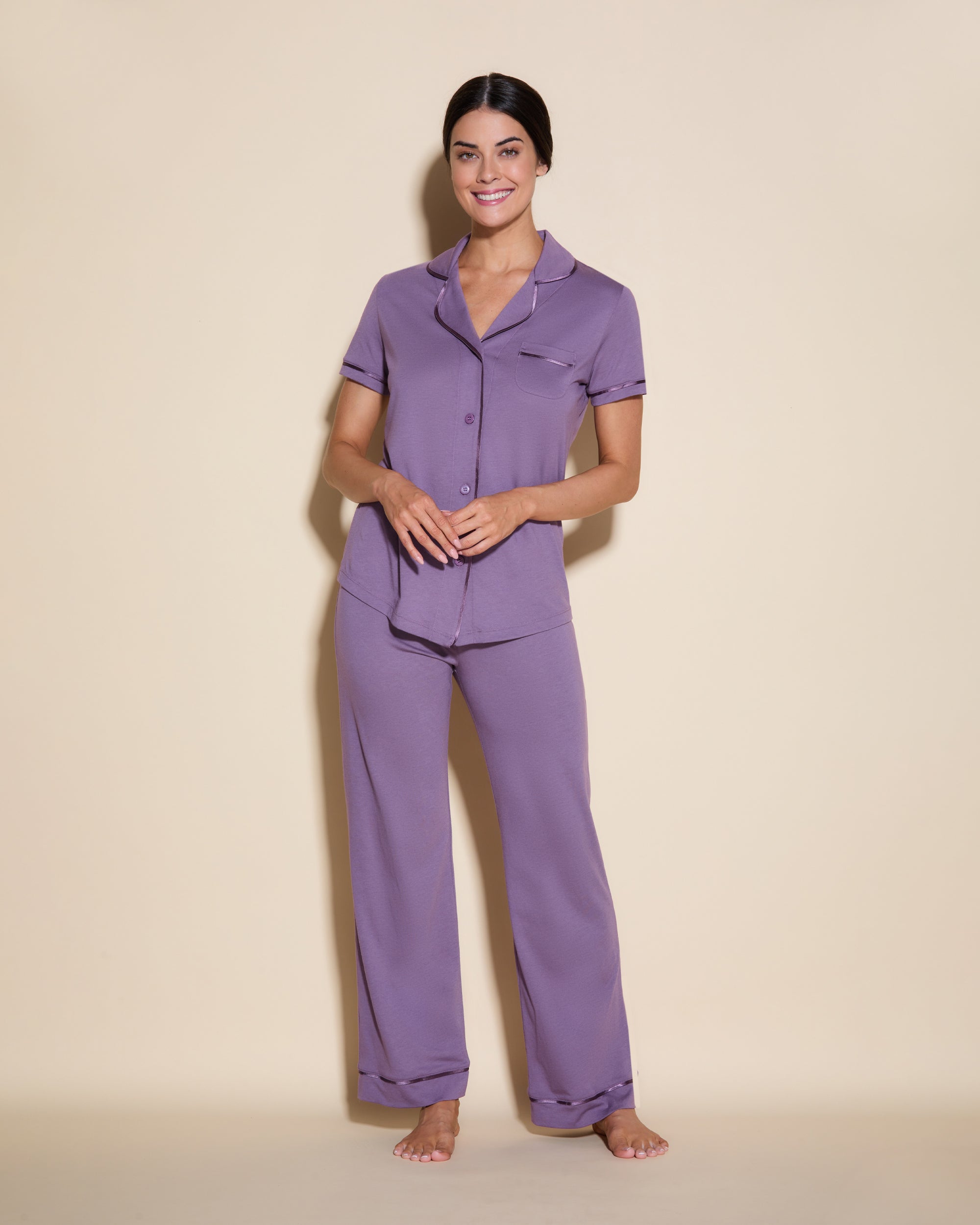 Short Sleeve Top & Pant Pajama Set