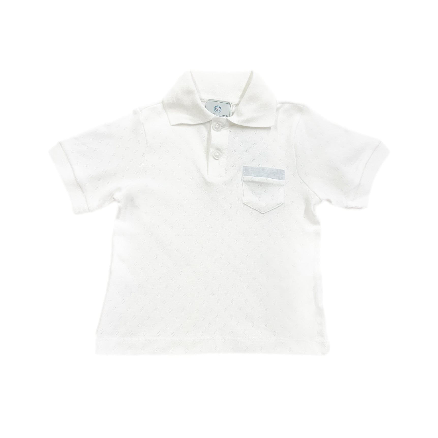 Charlotte White Boys' Polo Shirt - Petite Maison Kids
