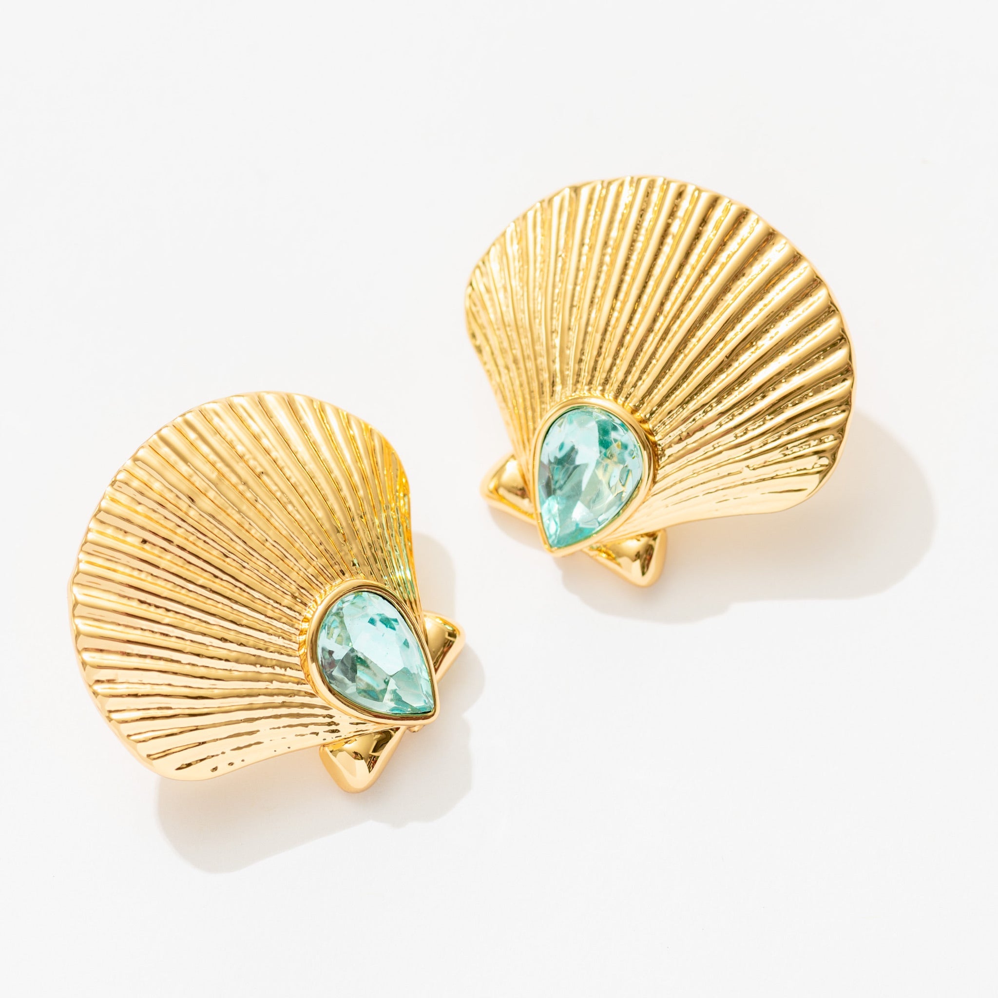 Antibes Earrings in Sea