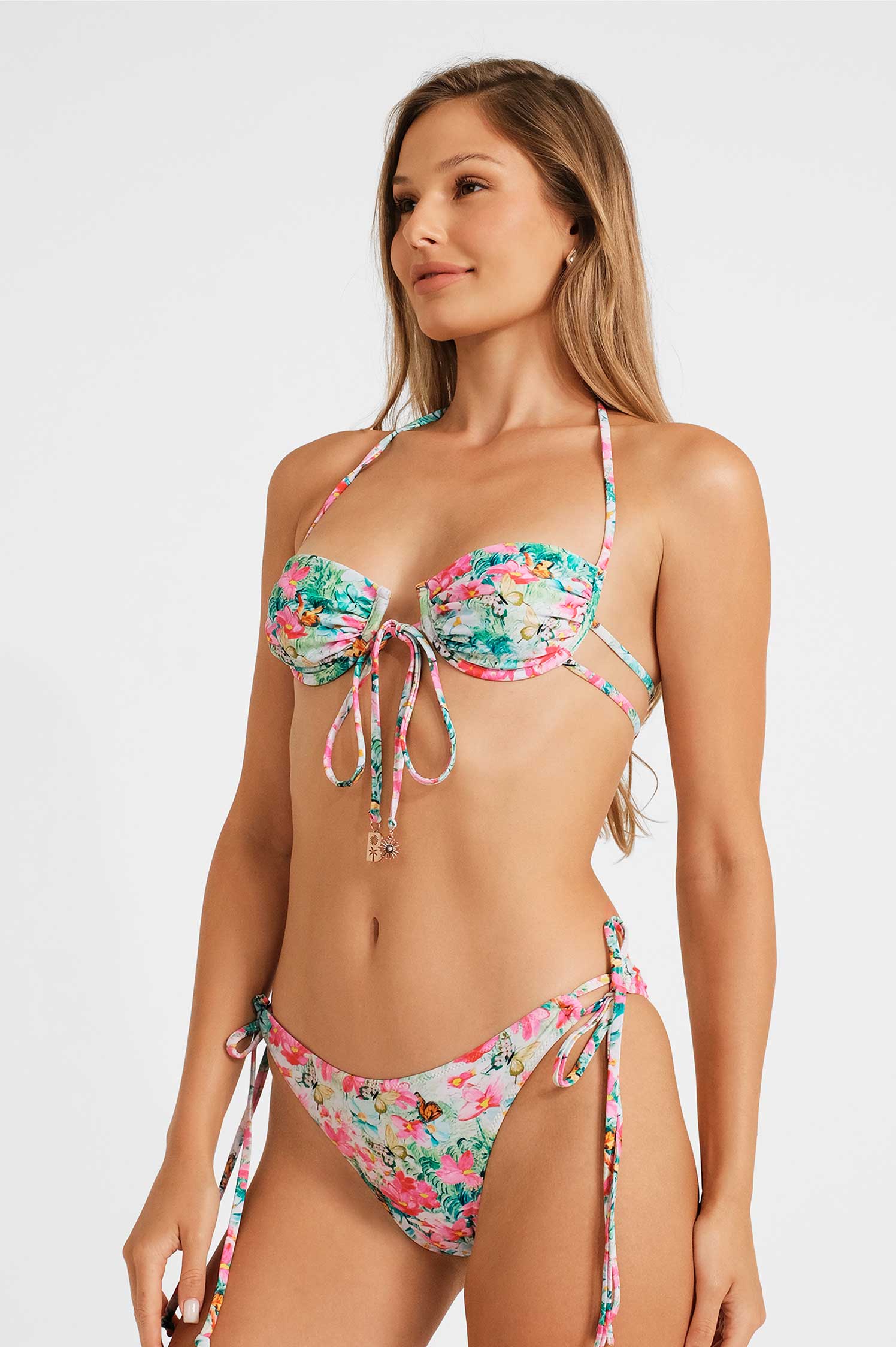 Zayin Strappy Ruched Underwire Top / Fairy Tale FINAL SALE